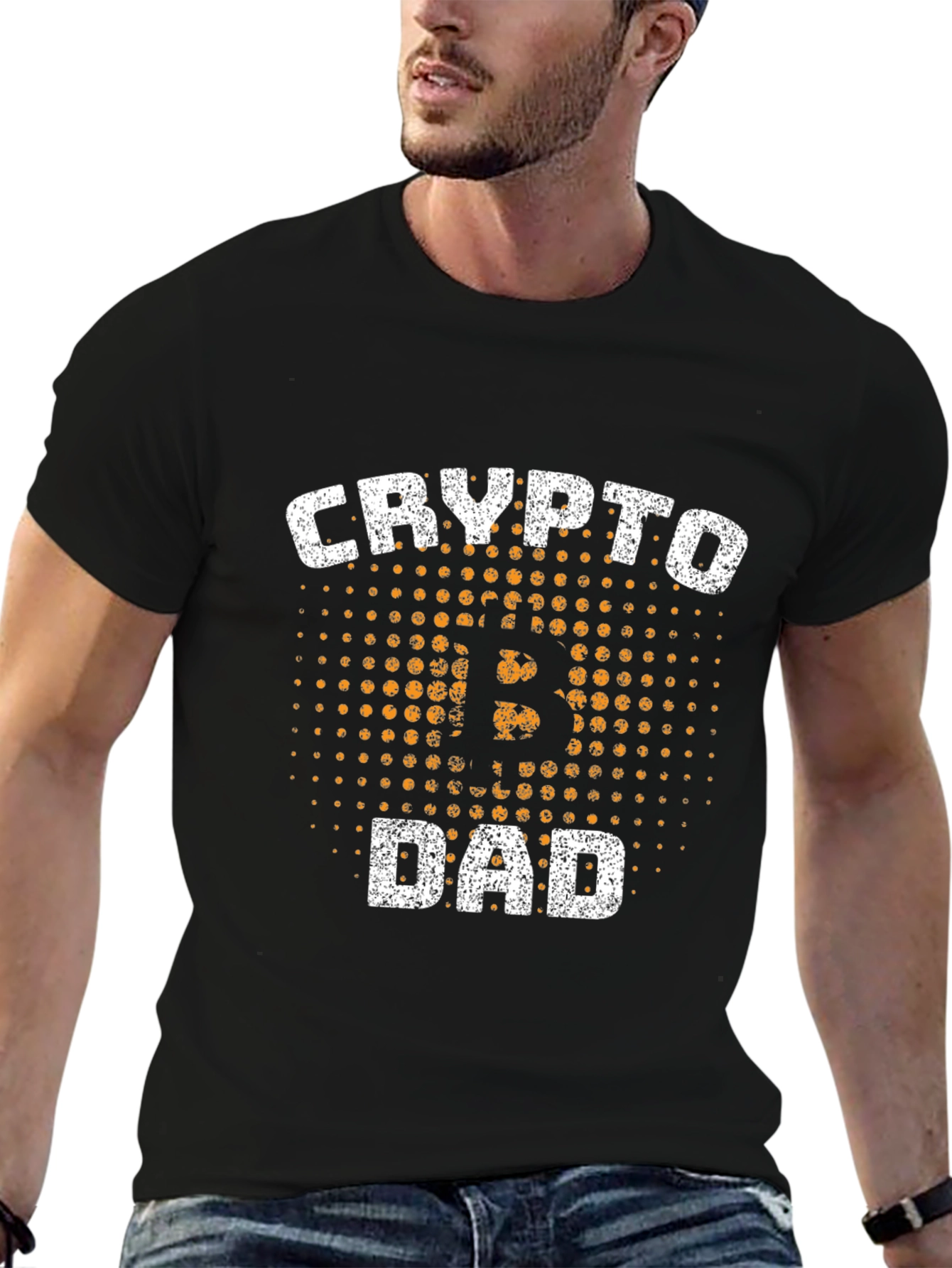 Crypto Dad T-Shirt Bitcoin Lover Gift