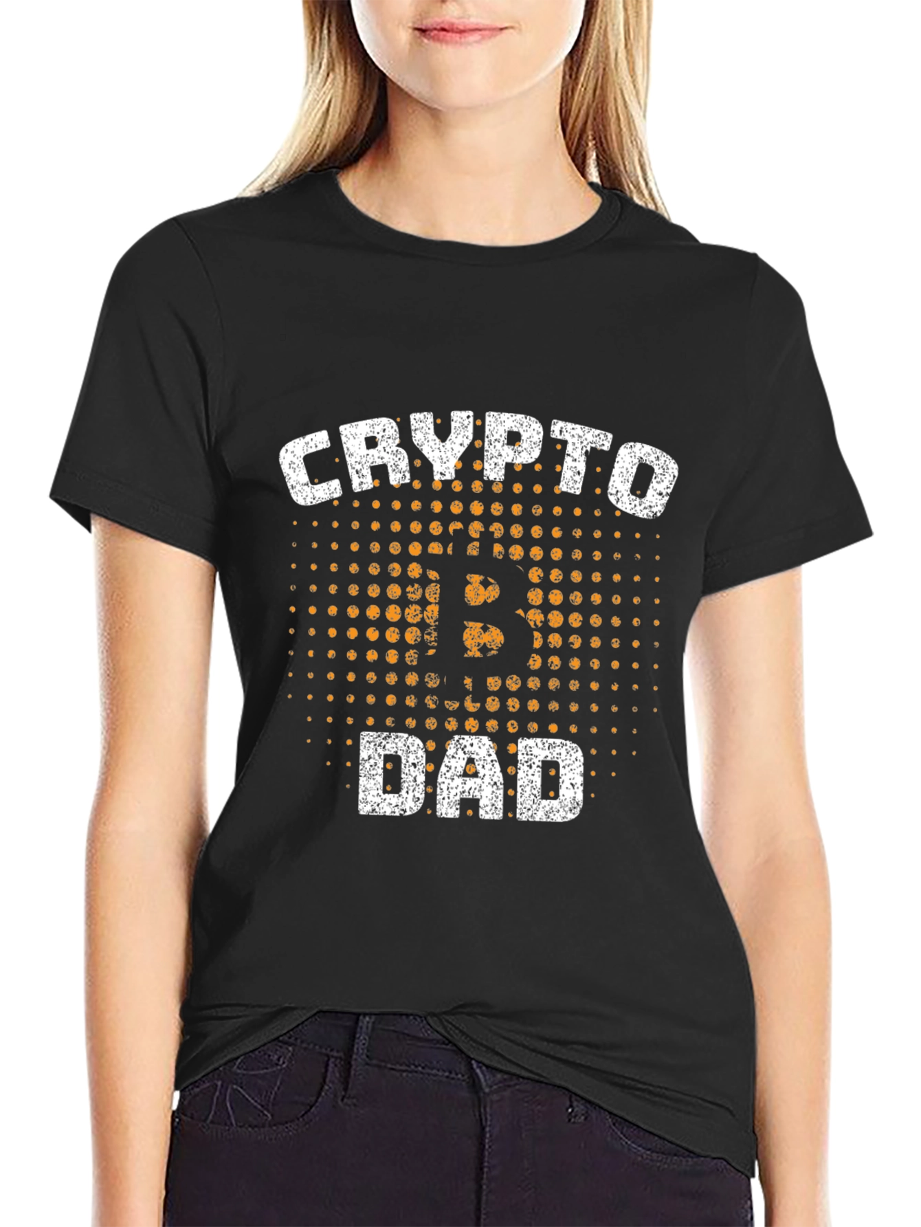 Crypto Dad T-Shirt Bitcoin Lover Gift