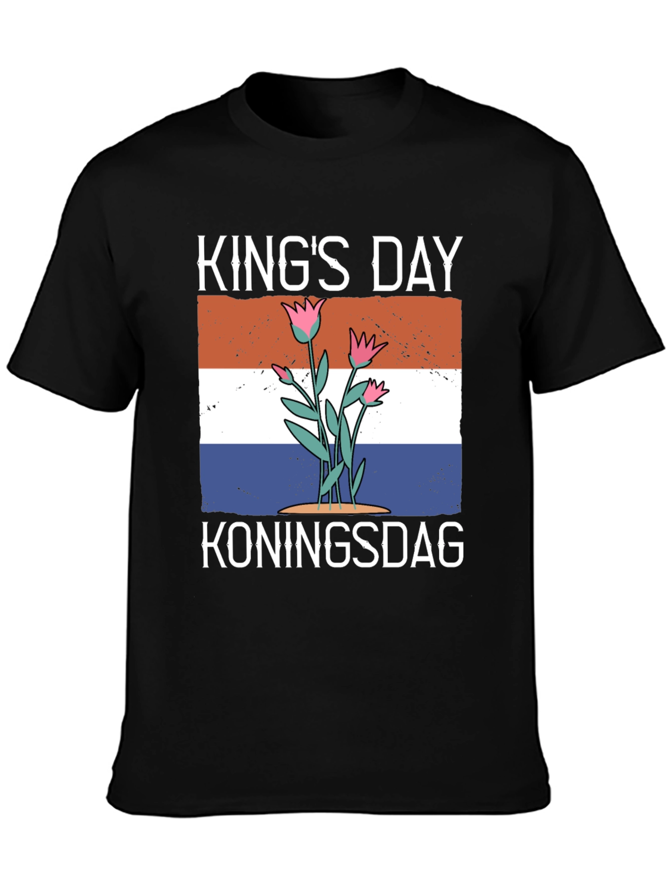 Kings Day T-Shirt: Koningsdag Holland Flag