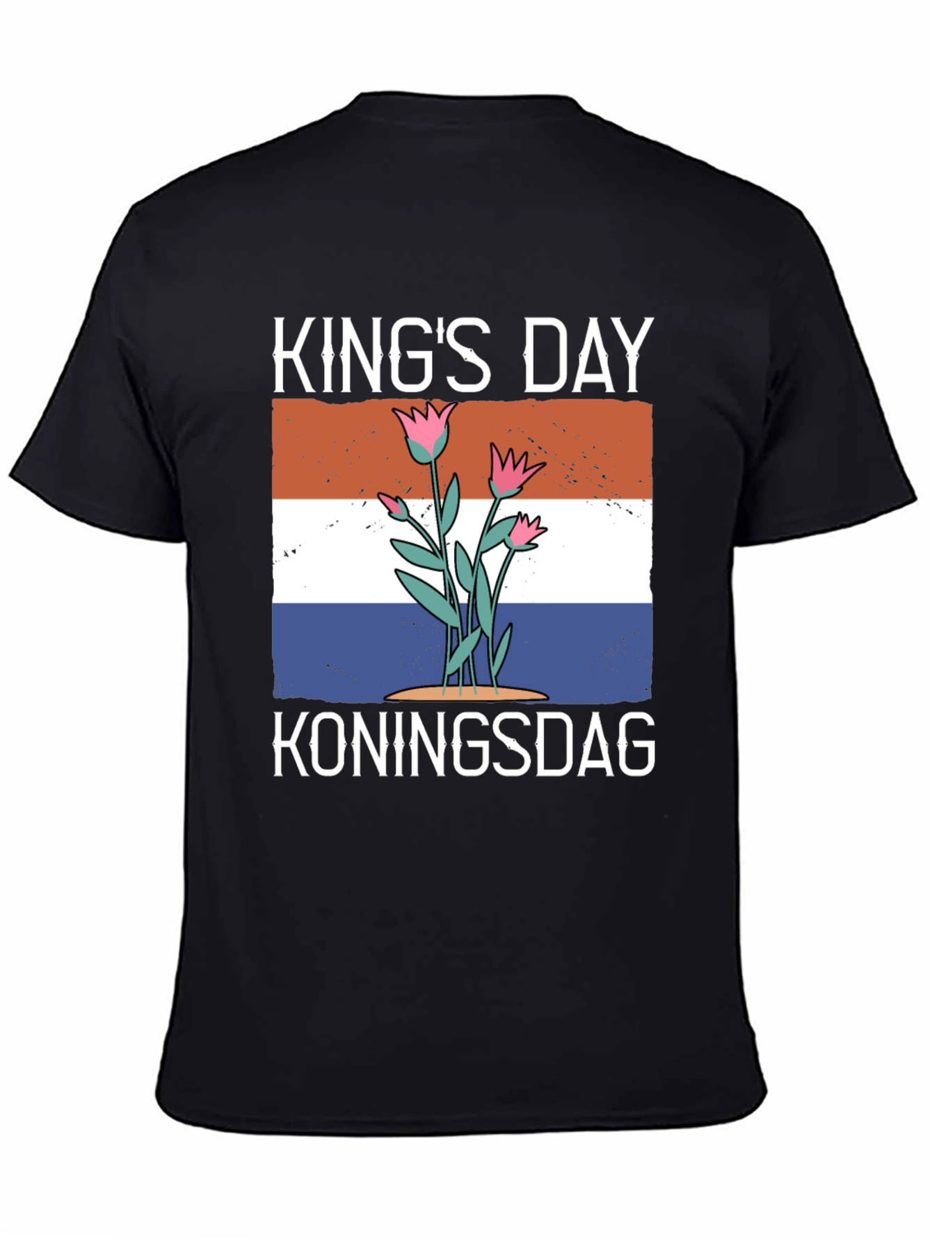 Kings Day T-Shirt: Koningsdag Holland Flag