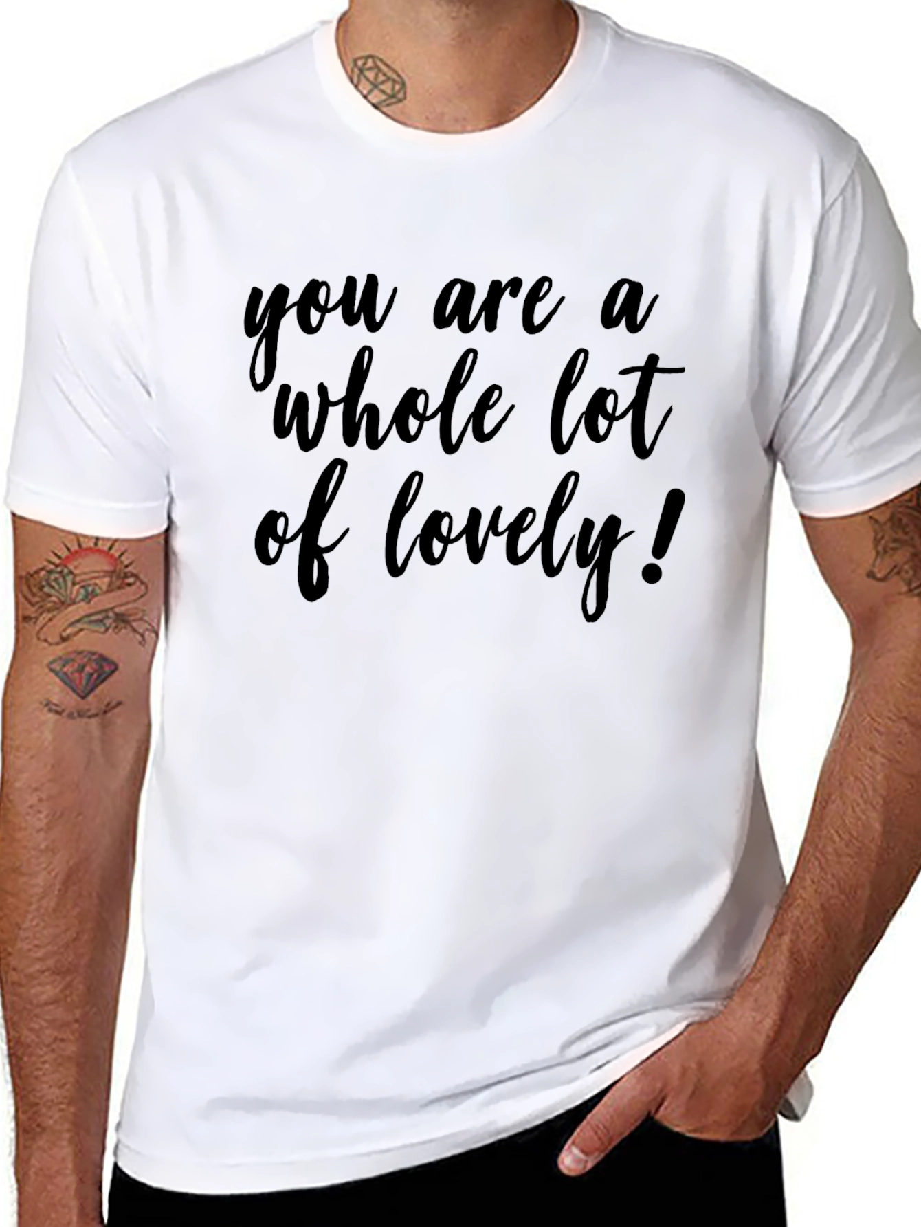 Lovely Graphic Tee - Soft & Stylish