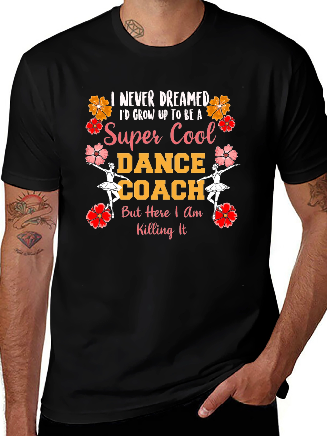 Super Cool Dance Coach Graphic T-Shirt