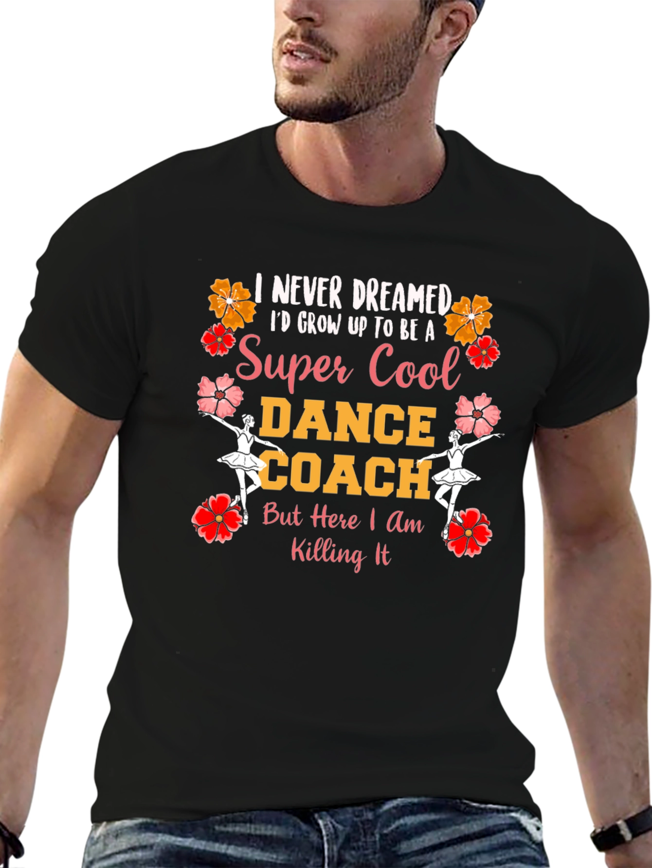 Super Cool Dance Coach Graphic T-Shirt