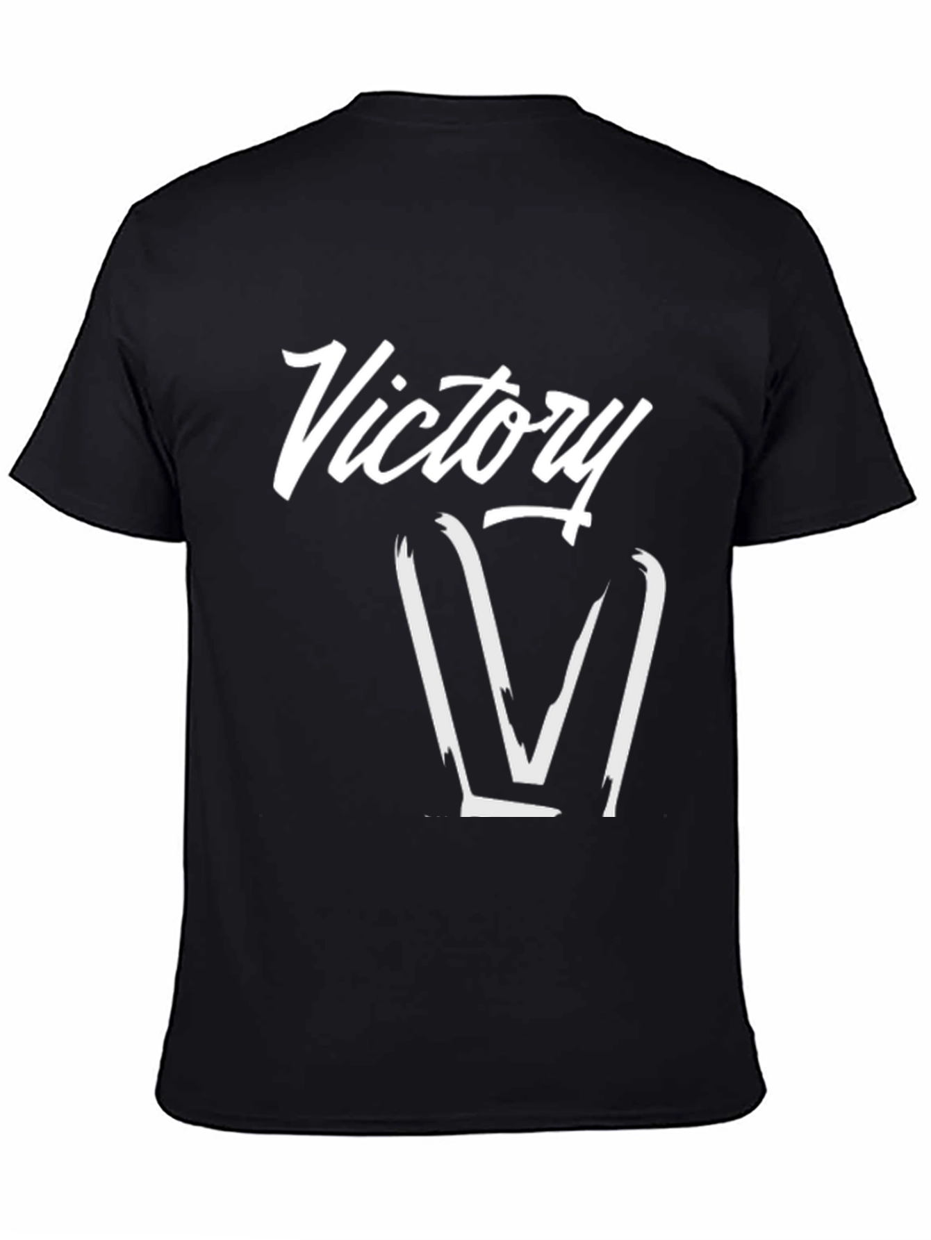 Victory Graphic Tee - Stylish Black T-Shirt
