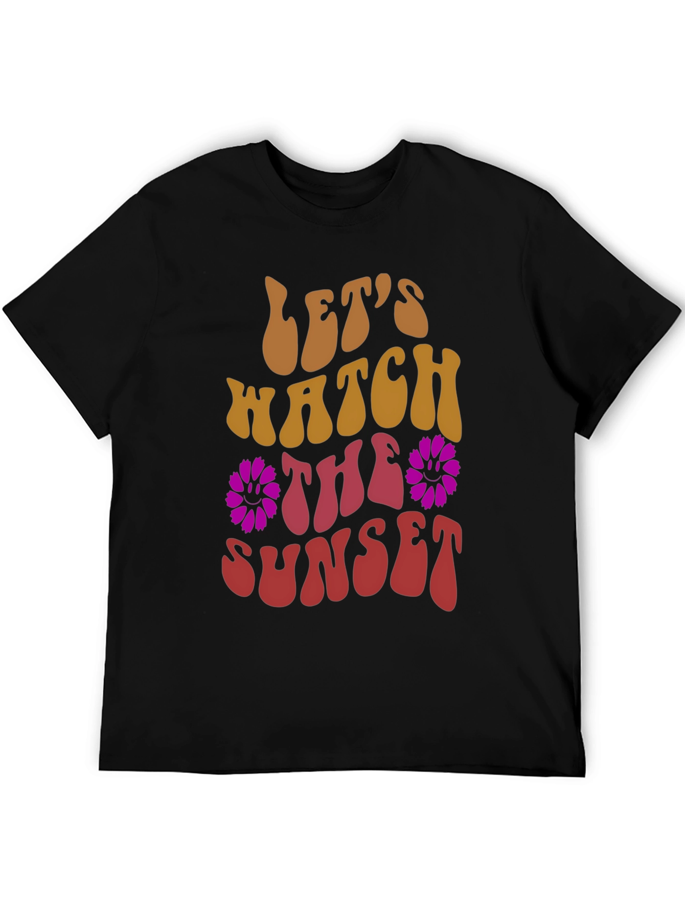 Lets Watch The Sunset Graphic T-Shirt