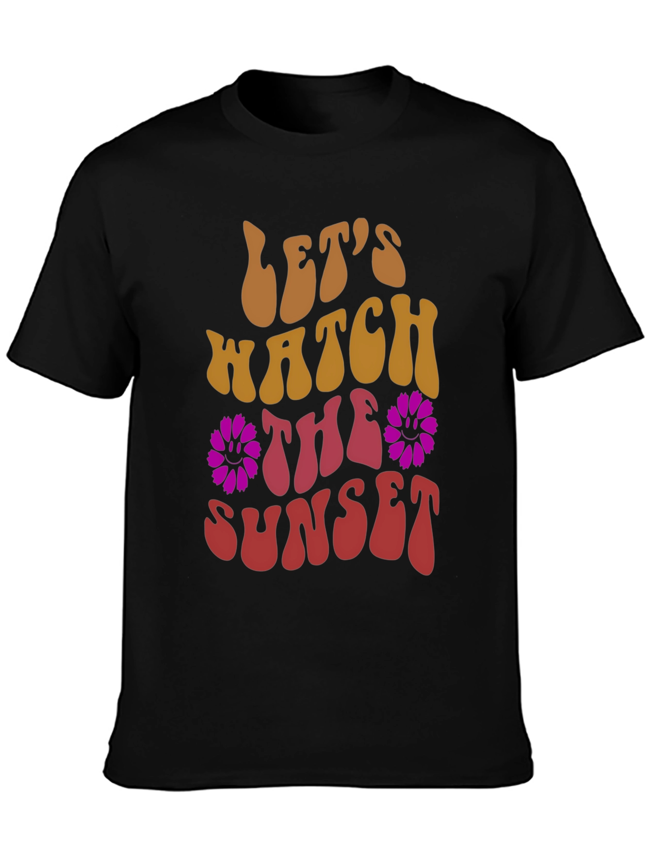 Lets Watch The Sunset Graphic T-Shirt