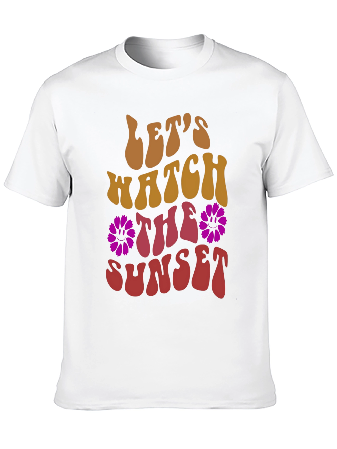Lets Watch The Sunset Graphic T-Shirt