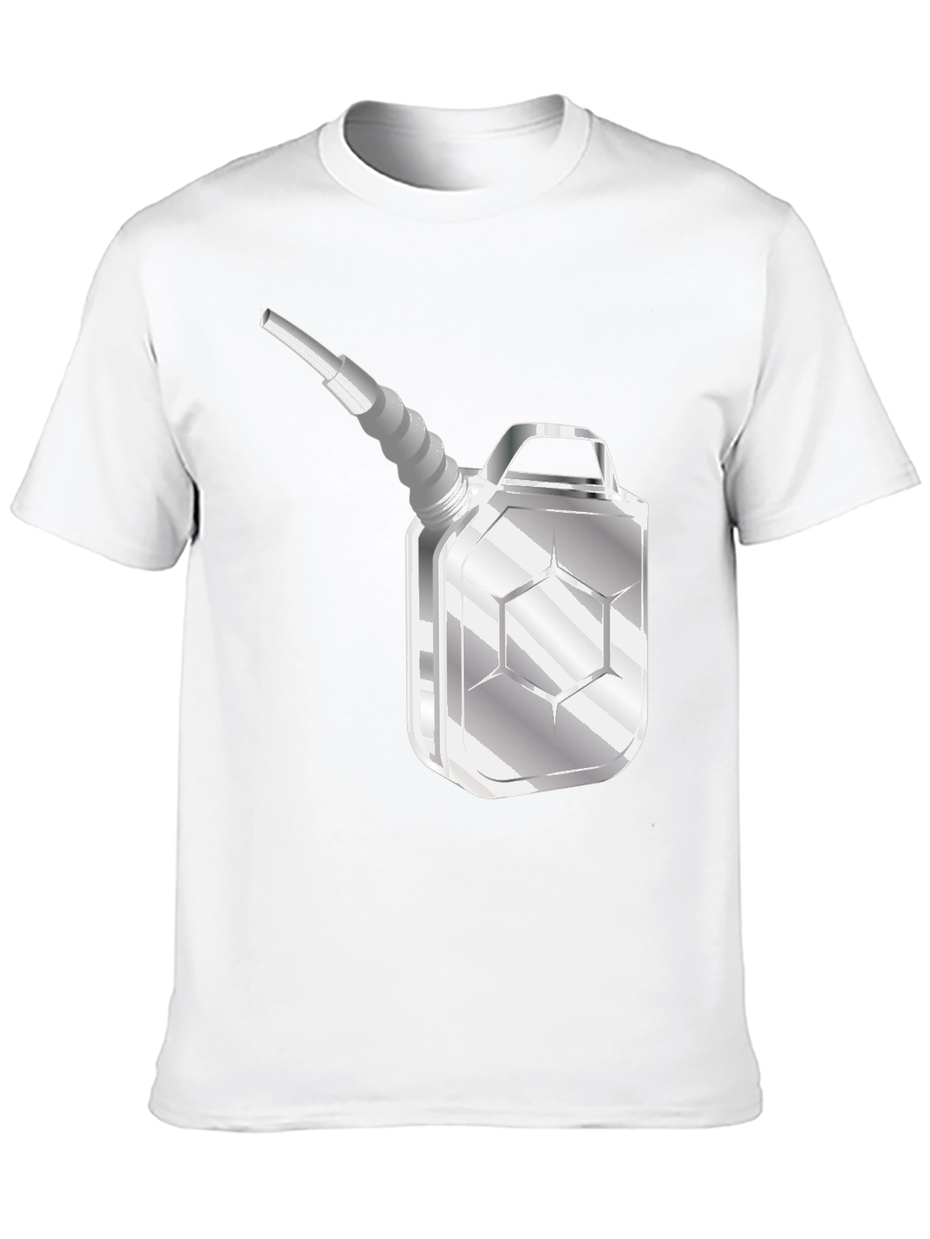 Fuel Can Graphic Tee - Black Casual T-Shirt