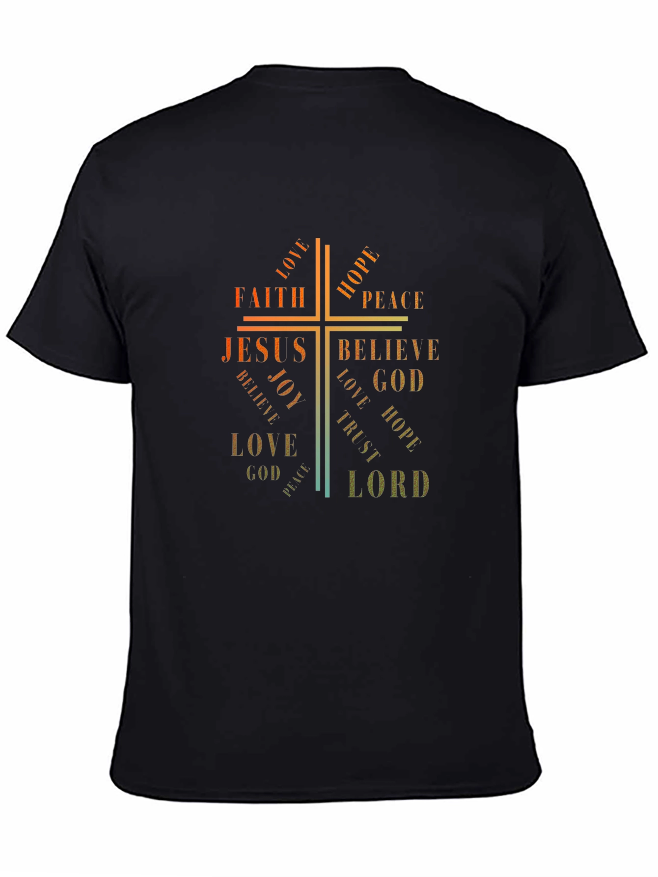 Faith Hope Love Jesus Cross Graphic Tee