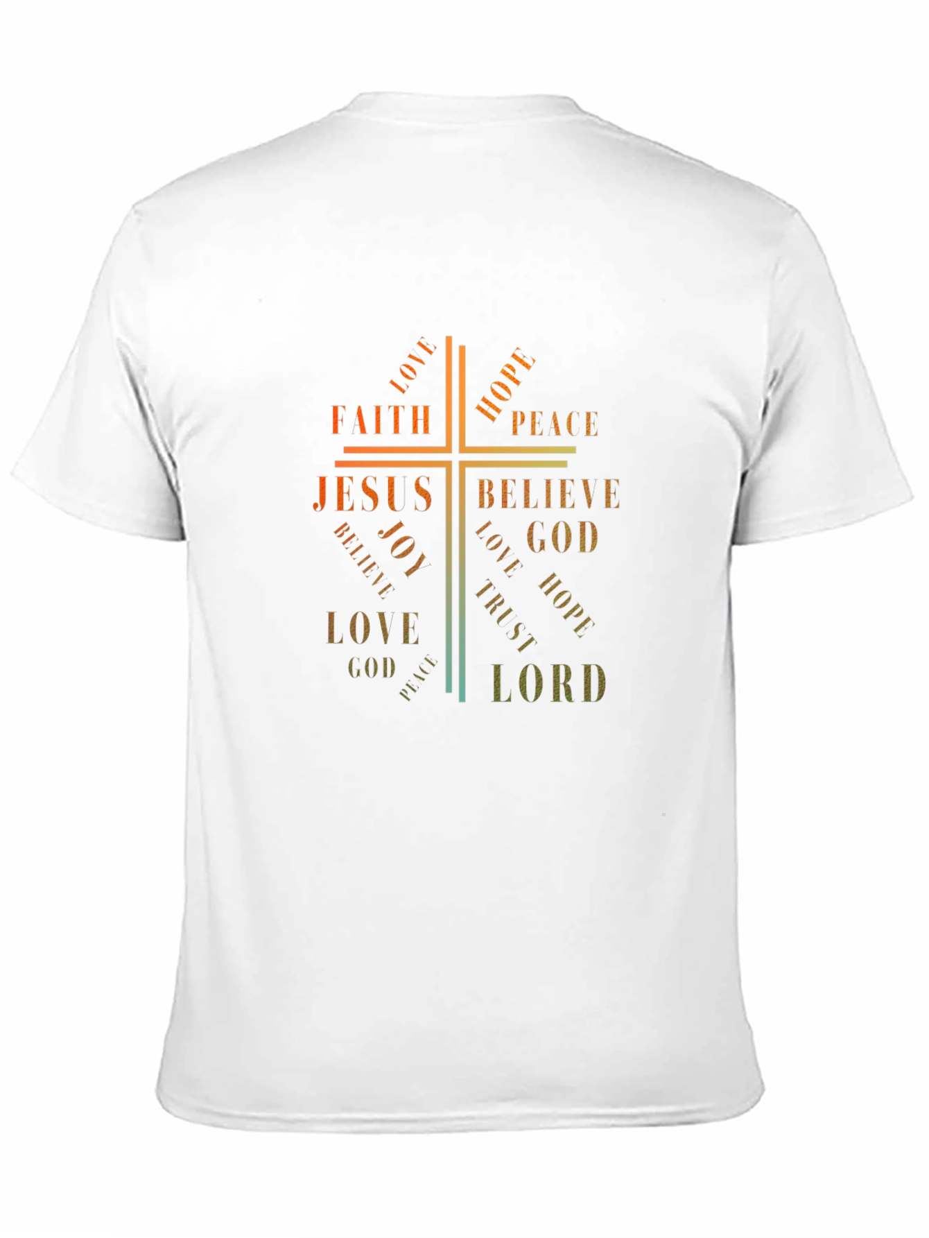 Faith Hope Love Jesus Cross Graphic Tee