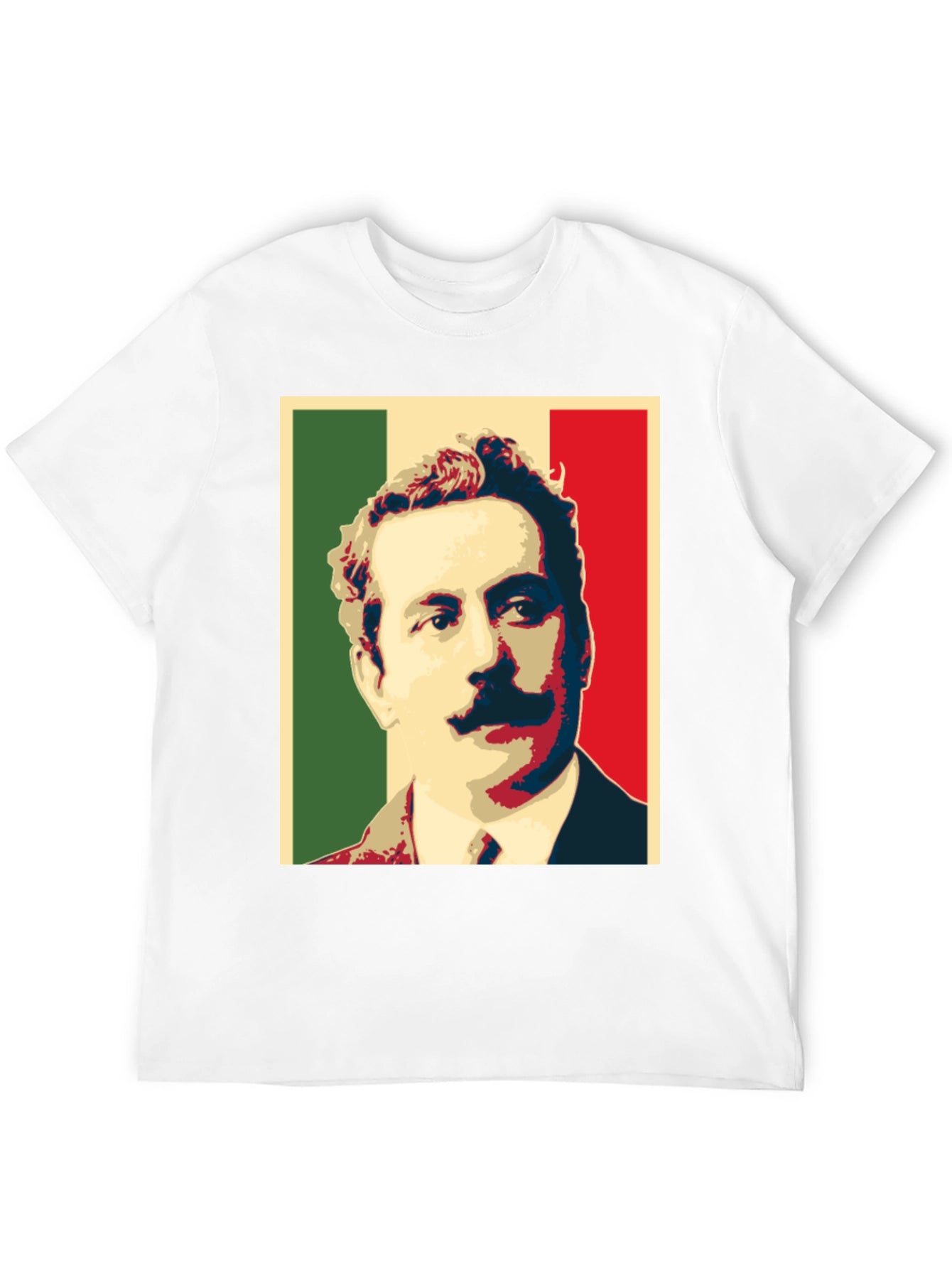 Mexican Flag Portrait T-Shirt