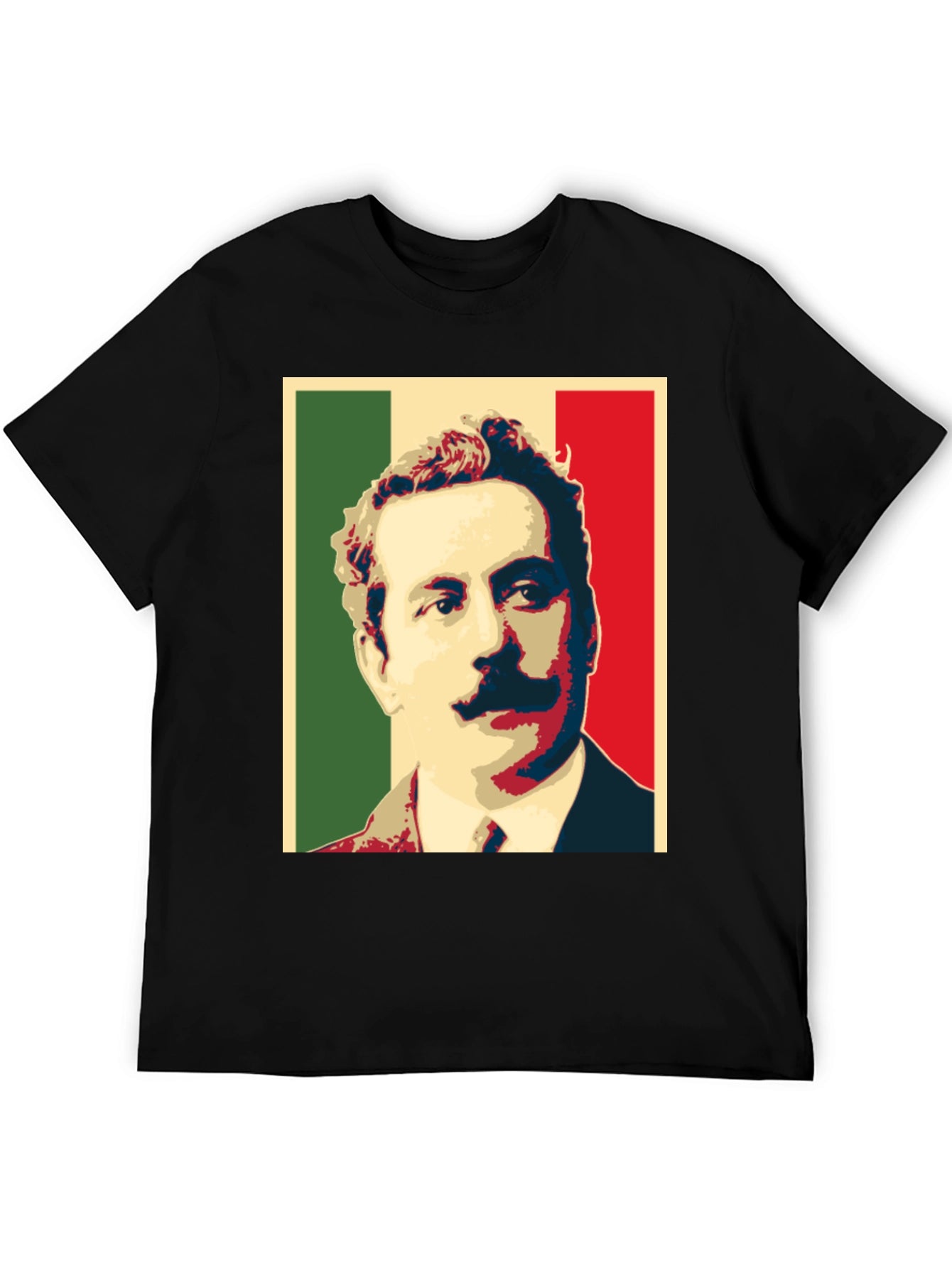 Mexican Flag Portrait T-Shirt