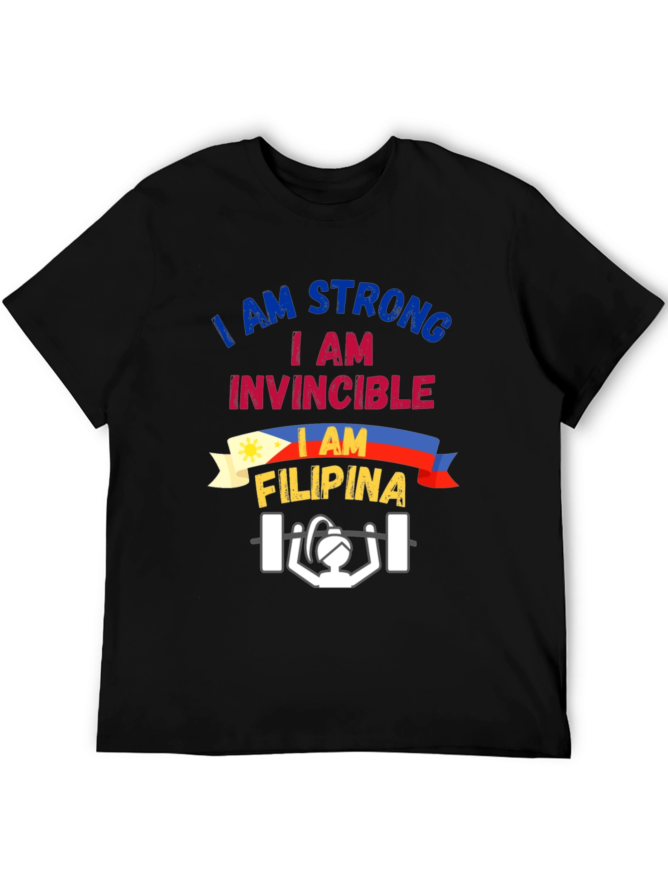 Strong Filipina Weightlifting T-Shirt
