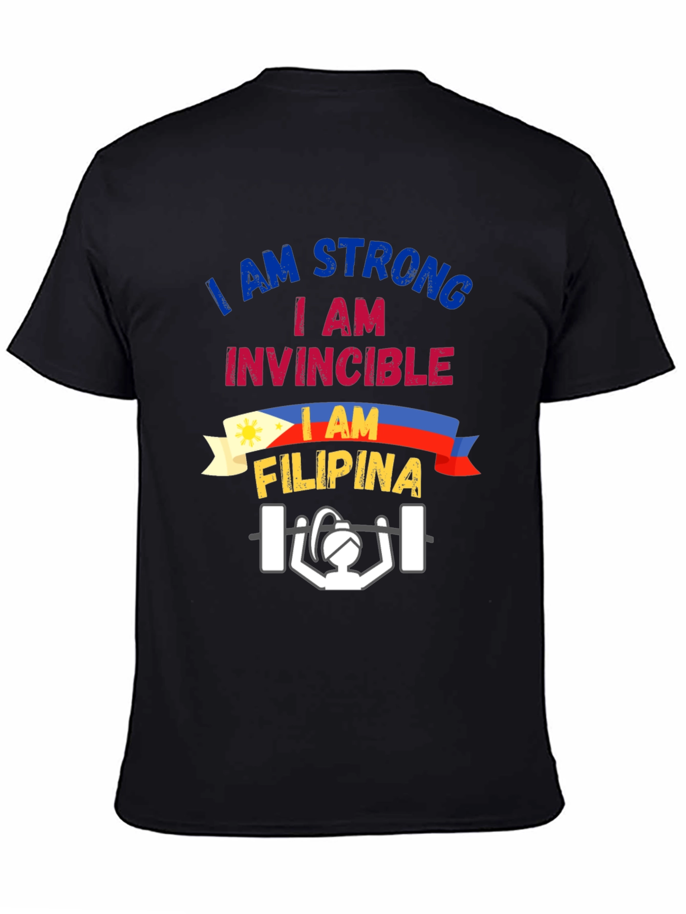 Strong Filipina Weightlifting T-Shirt