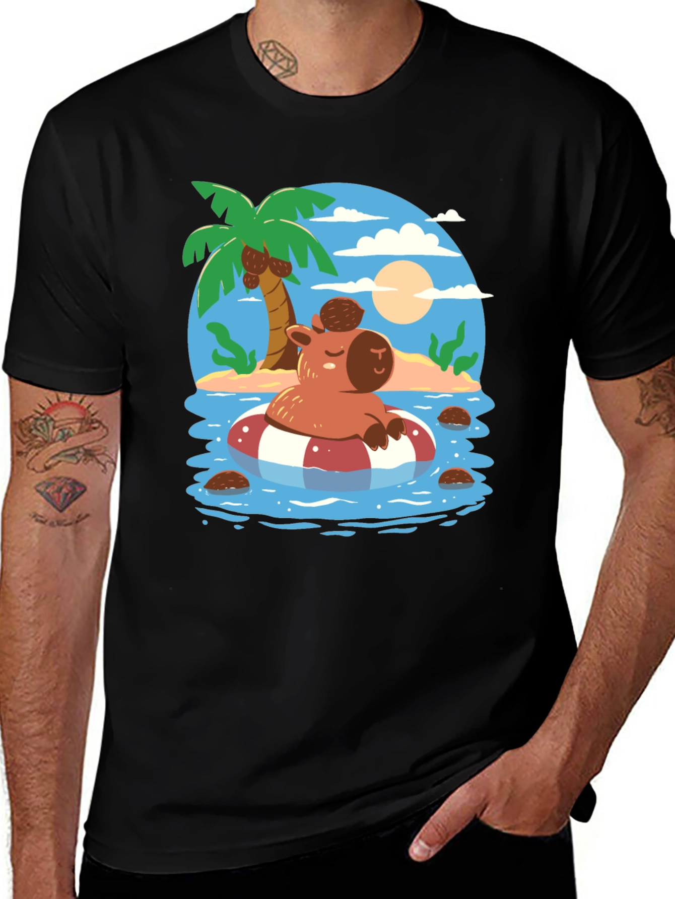 Relaxed Capybara Summer T-Shirt