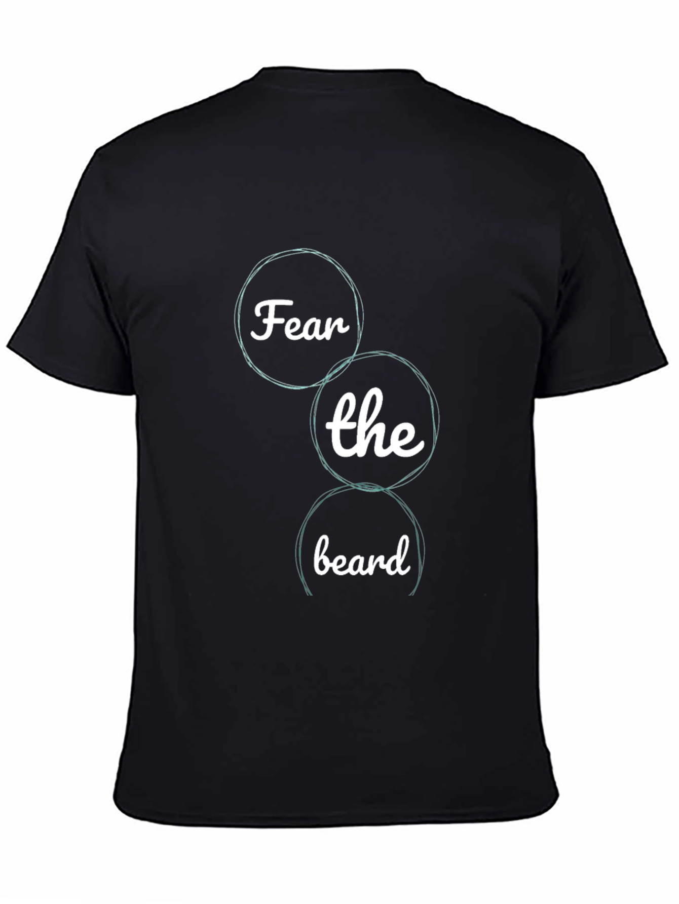 Fear the Beard Graphic Tee - Black Cotton T-Shirt