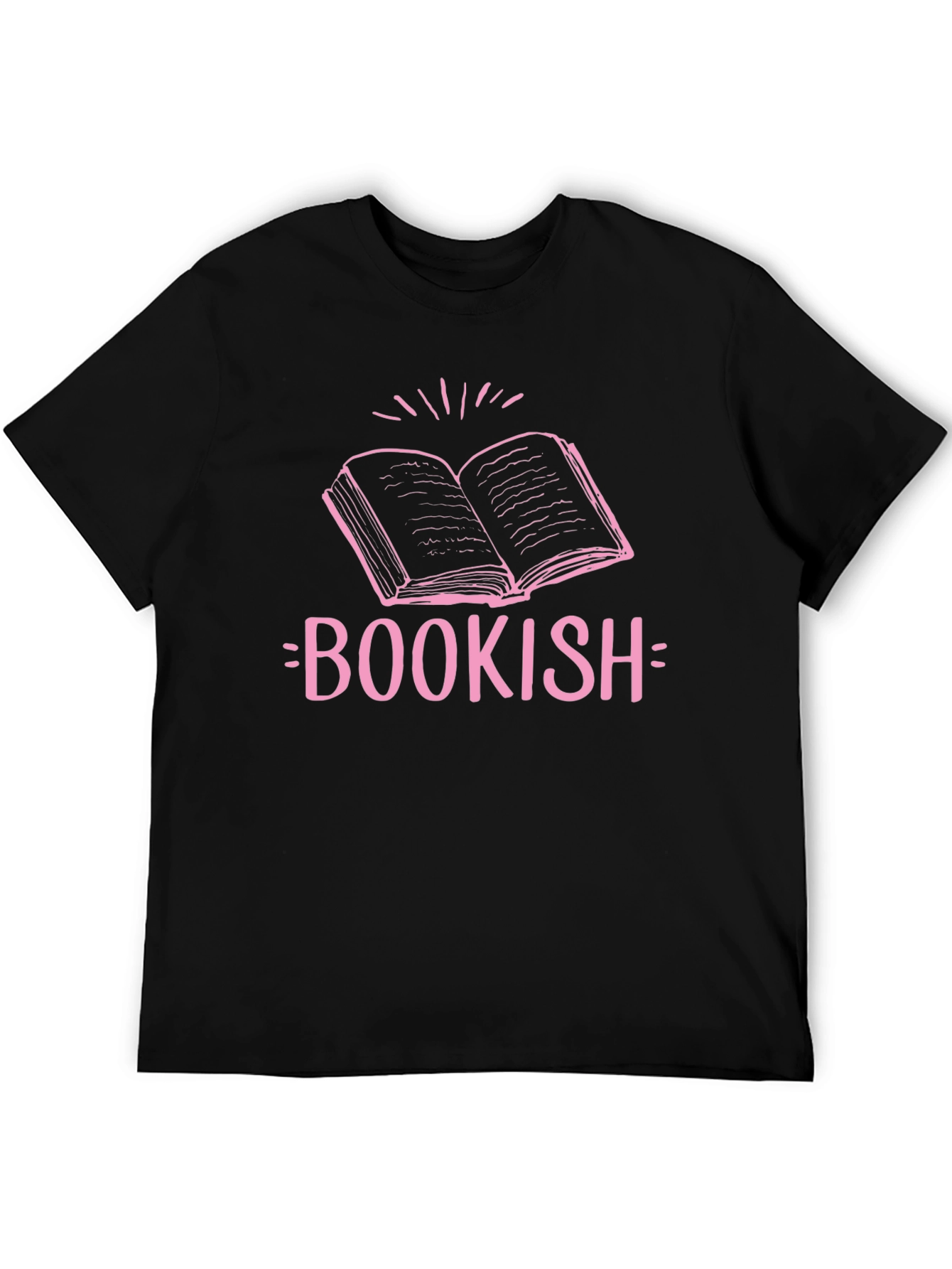 Bookish Black T-Shirt - Literary Style