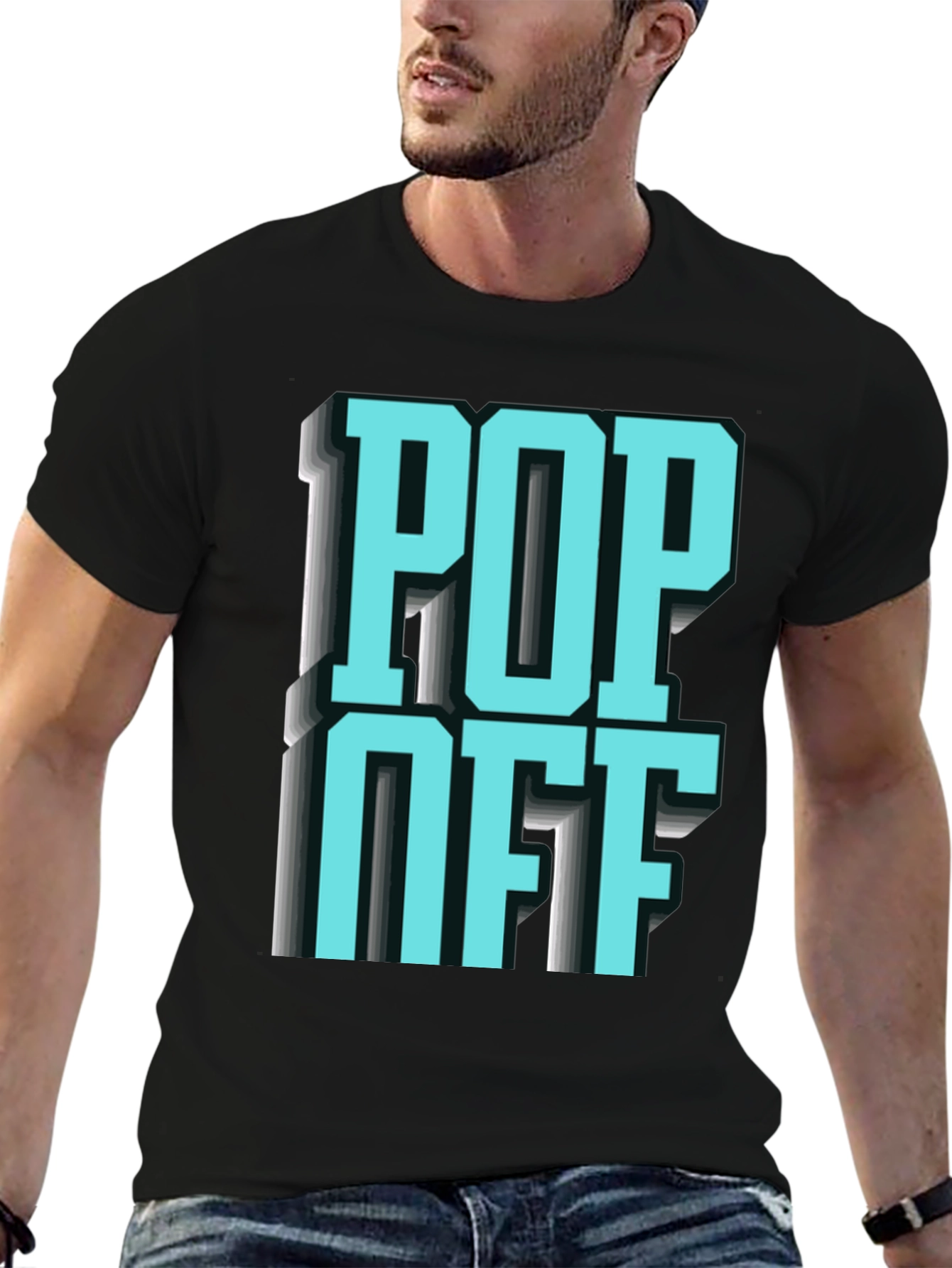 Pop Off Graphic Tee - Bold Statement Shirt