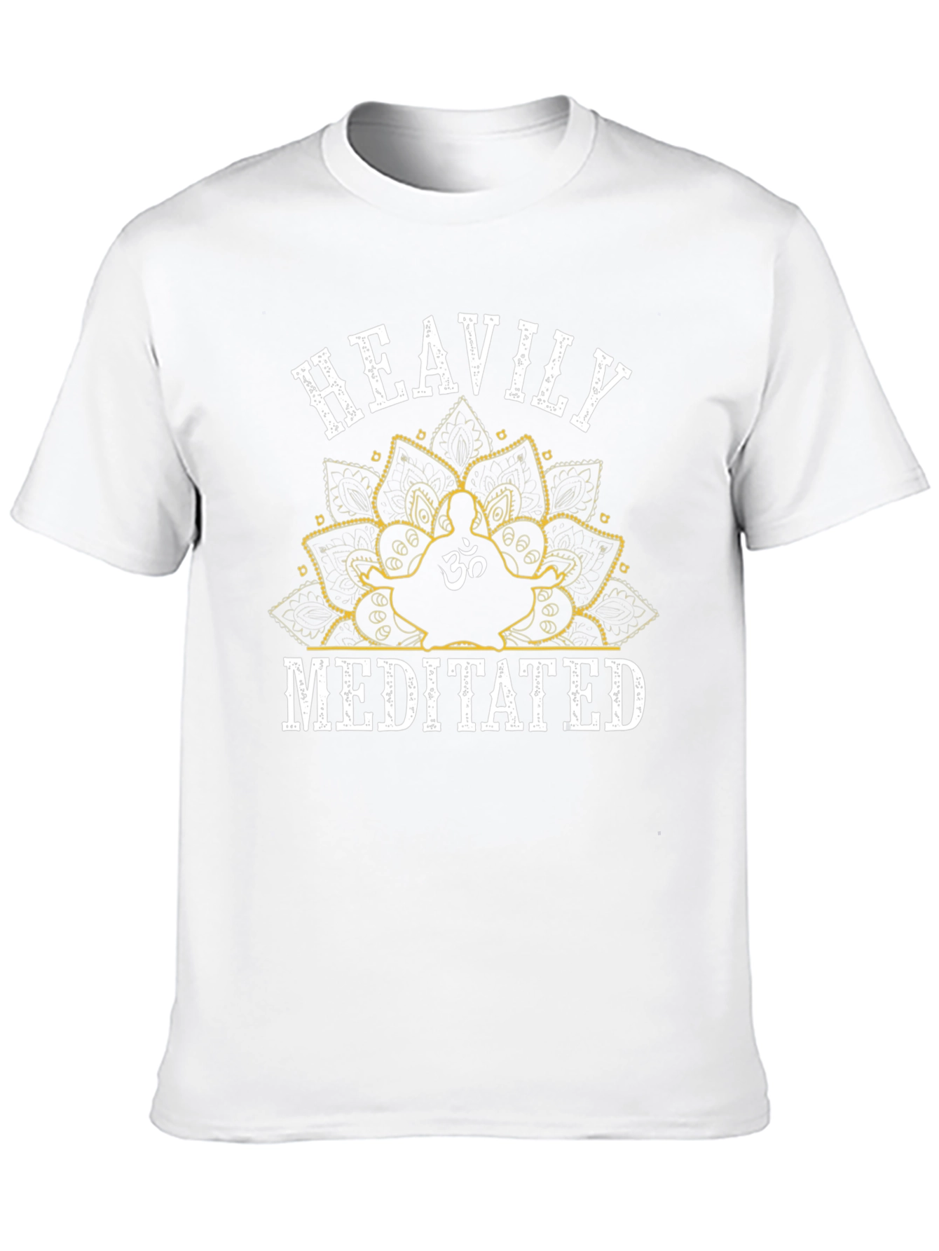 Heavily Meditated Black Graphic Tee