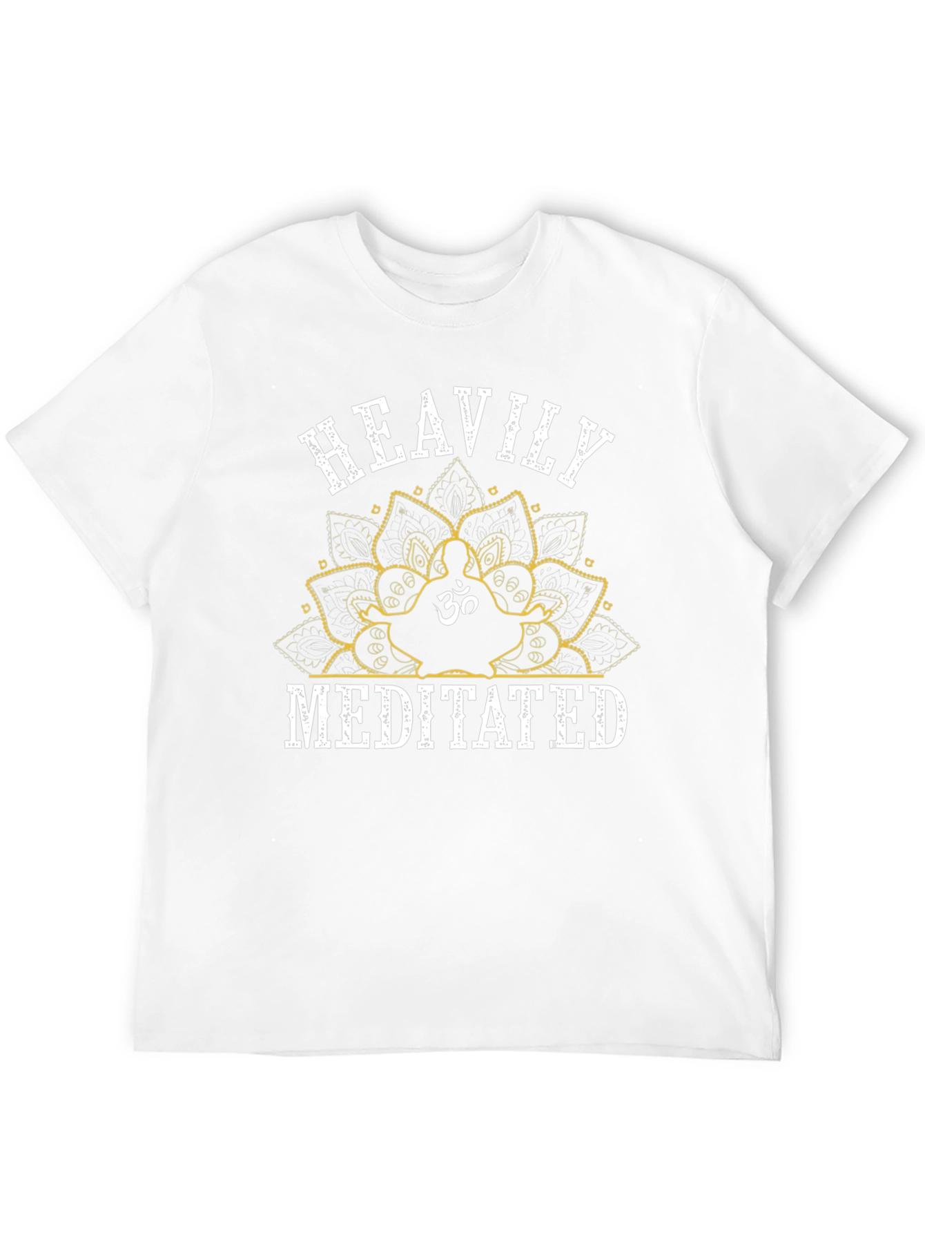 Heavily Meditated Black Graphic Tee