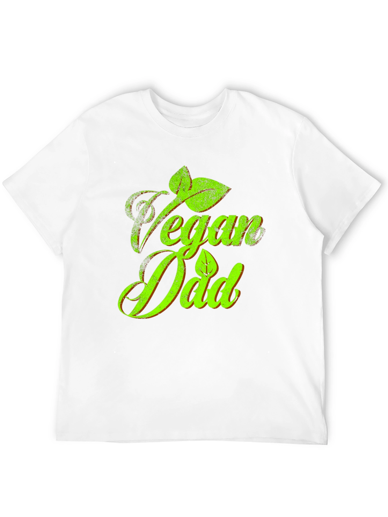 Vegan Dad T-Shirt - Green Graphic Tee
