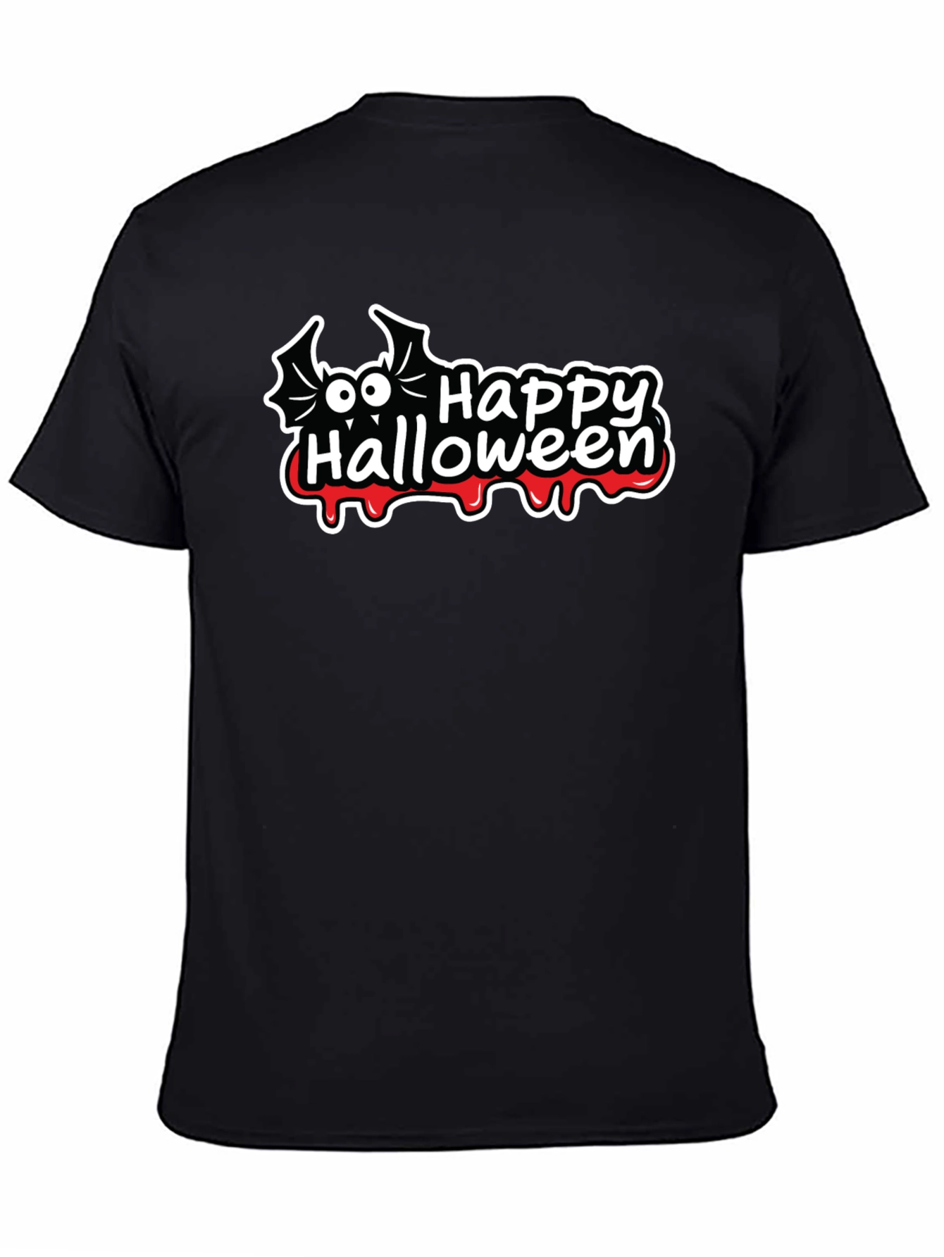 Happy Halloween Bat Graphic T-Shirt