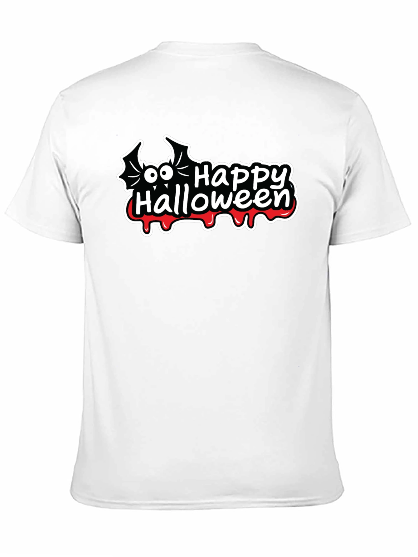 Happy Halloween Bat Graphic T-Shirt