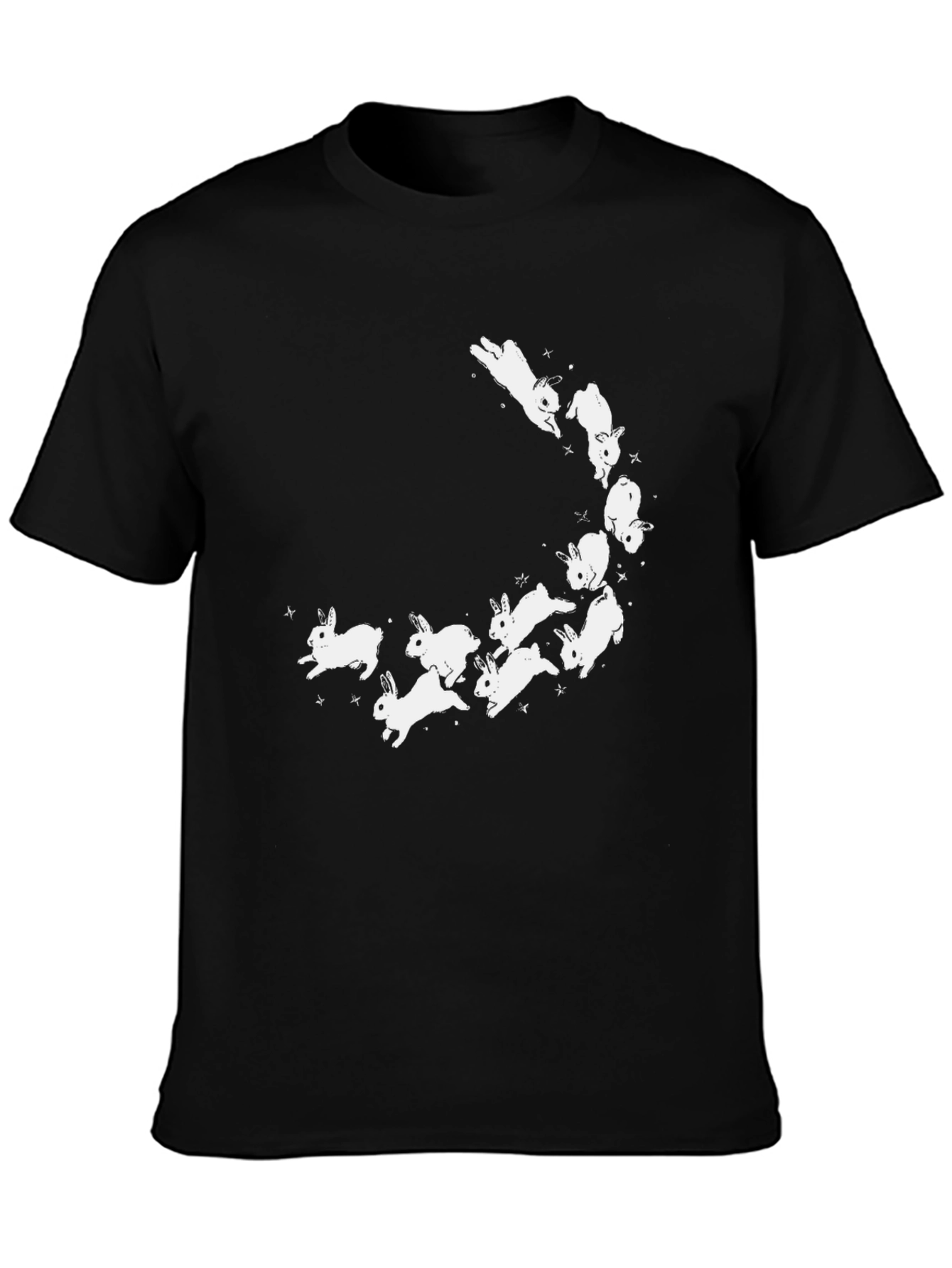 Black Bunny Graphic T-Shirt