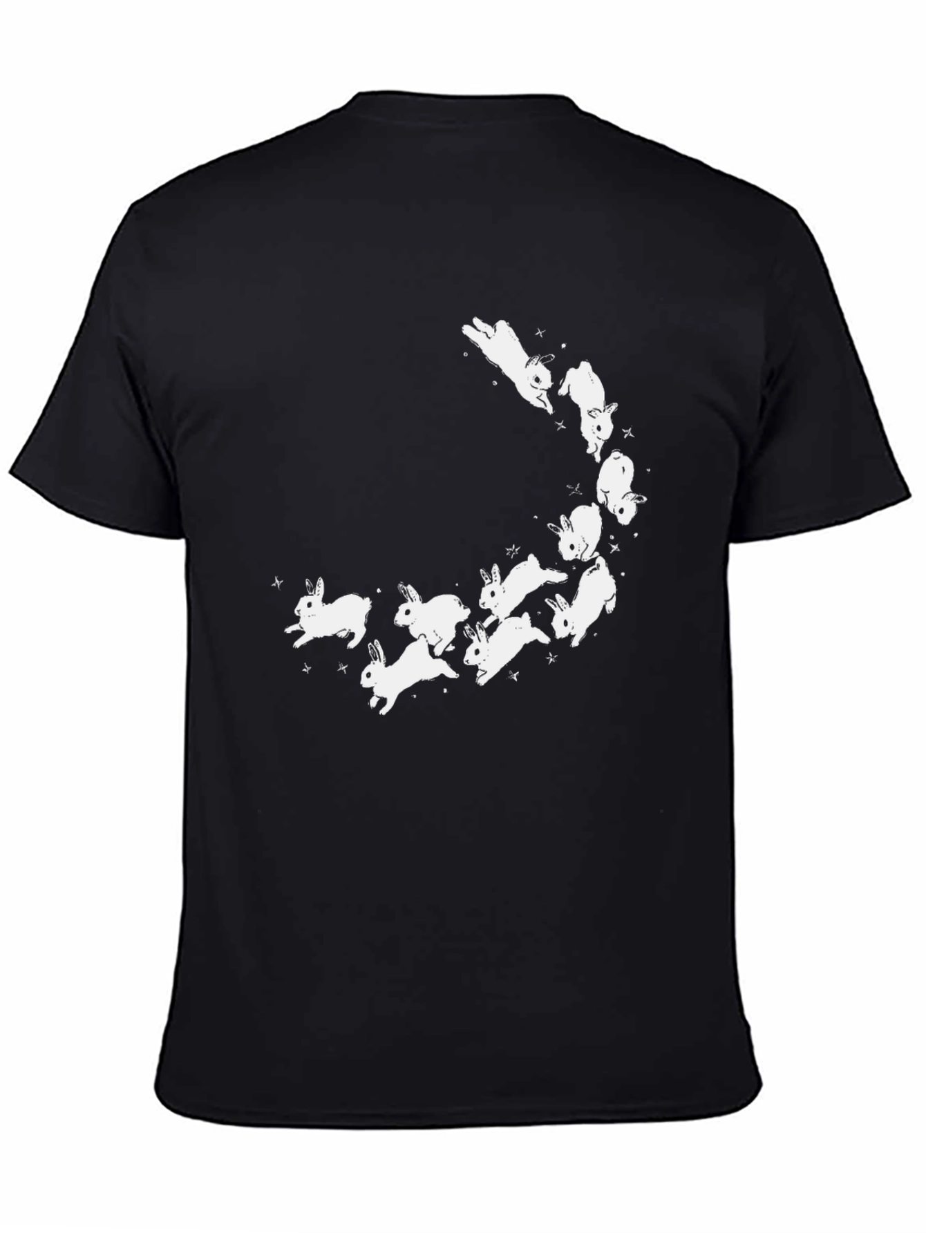 Black Bunny Graphic T-Shirt