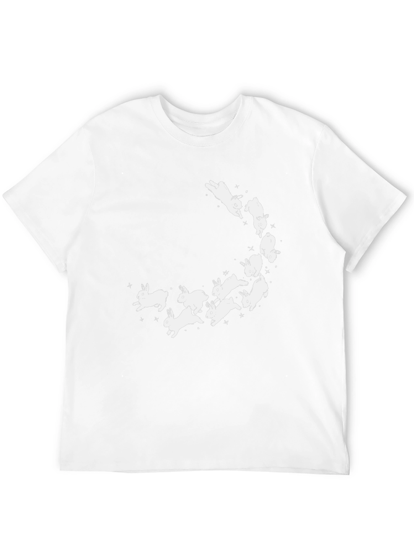 Black Bunny Graphic T-Shirt