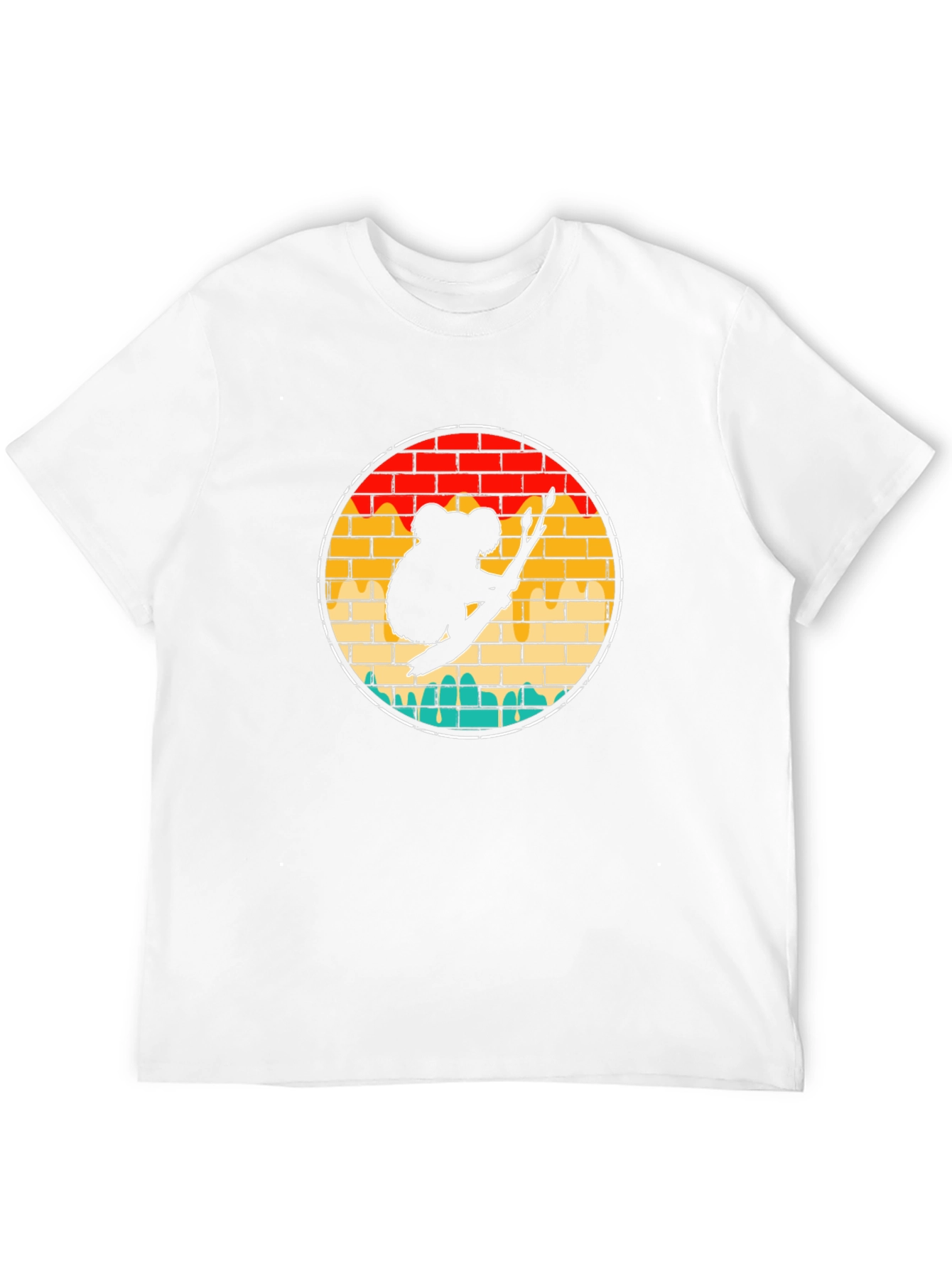 Koala on Branch Graphic Tee - Unisex Black T-Shirt