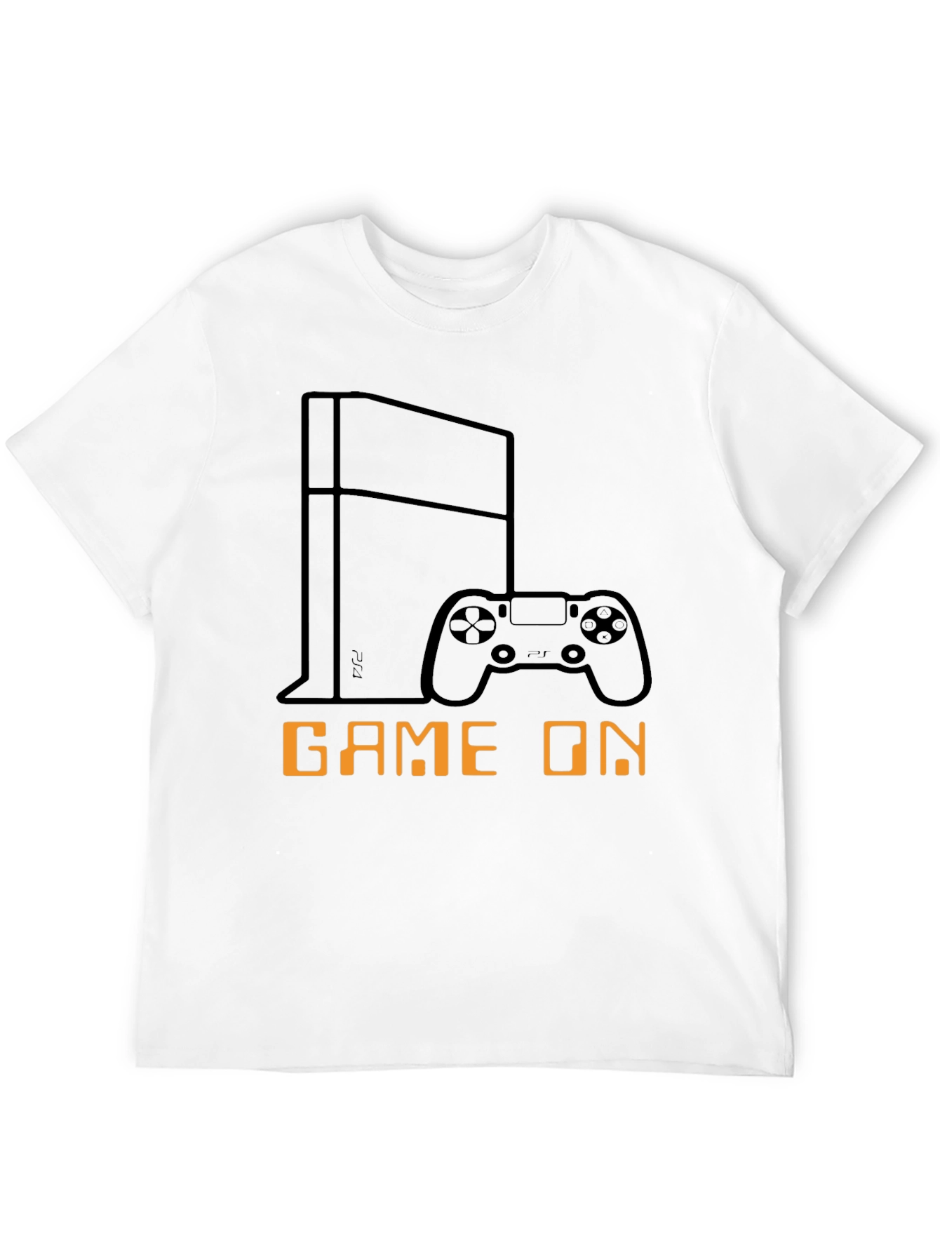 Game On Black T-Shirt - Gamer Console Design