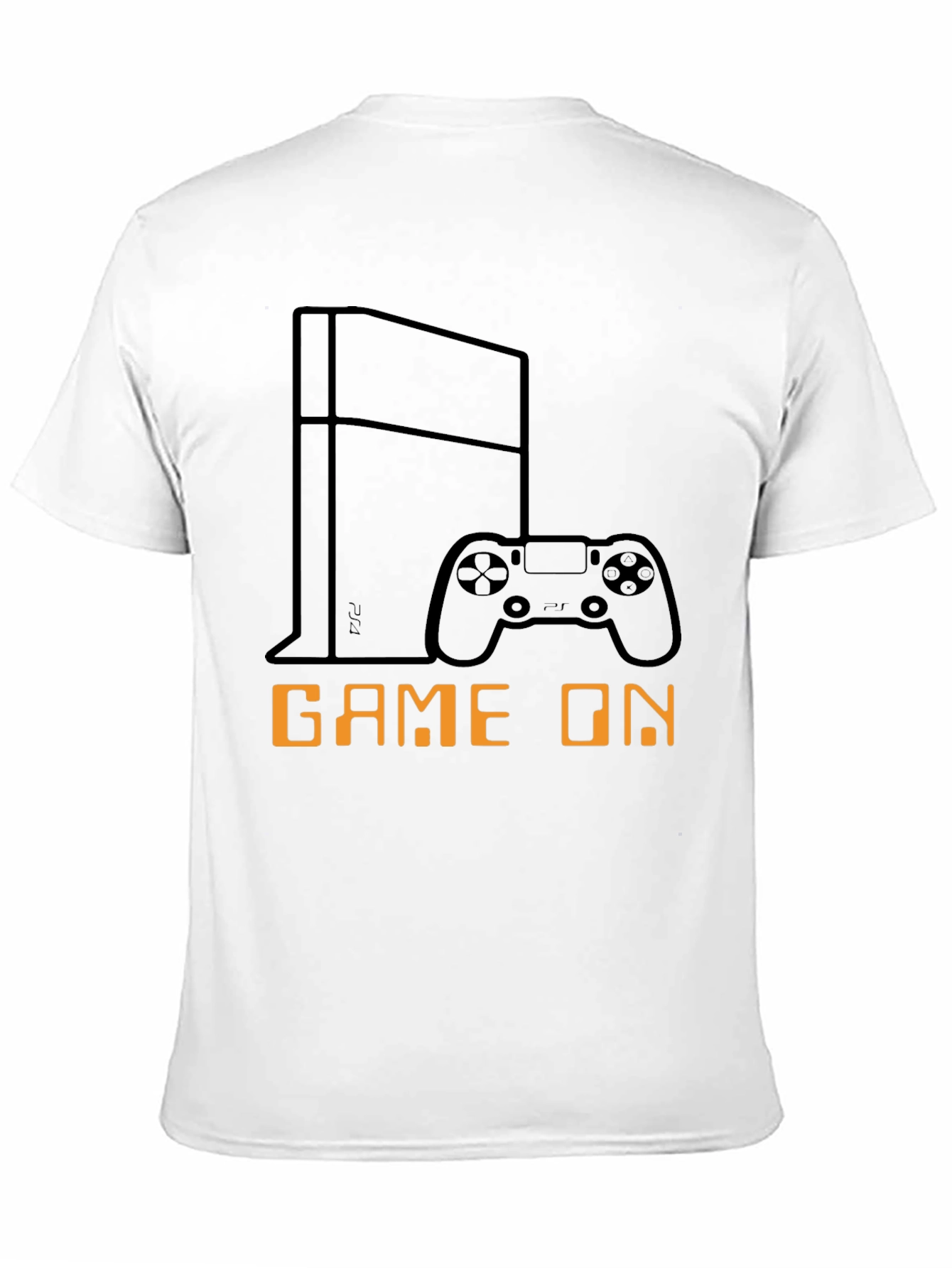 Game On Black T-Shirt - Gamer Console Design