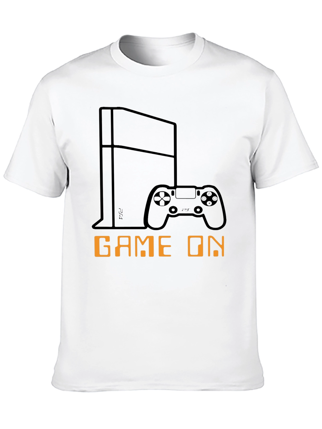 Game On Black T-Shirt - Gamer Console Design
