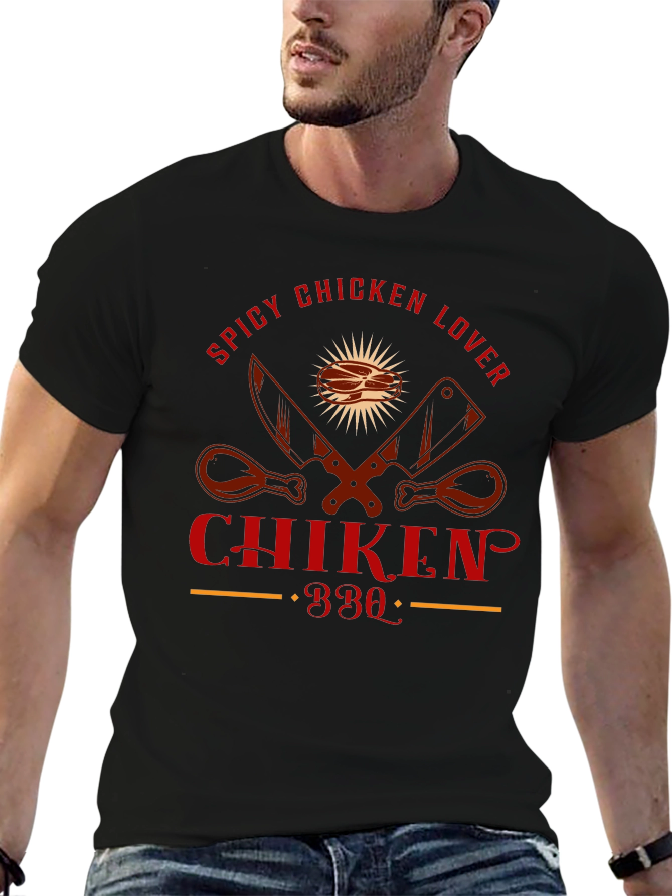 Spicy Chicken Lover BBQ T-Shirt