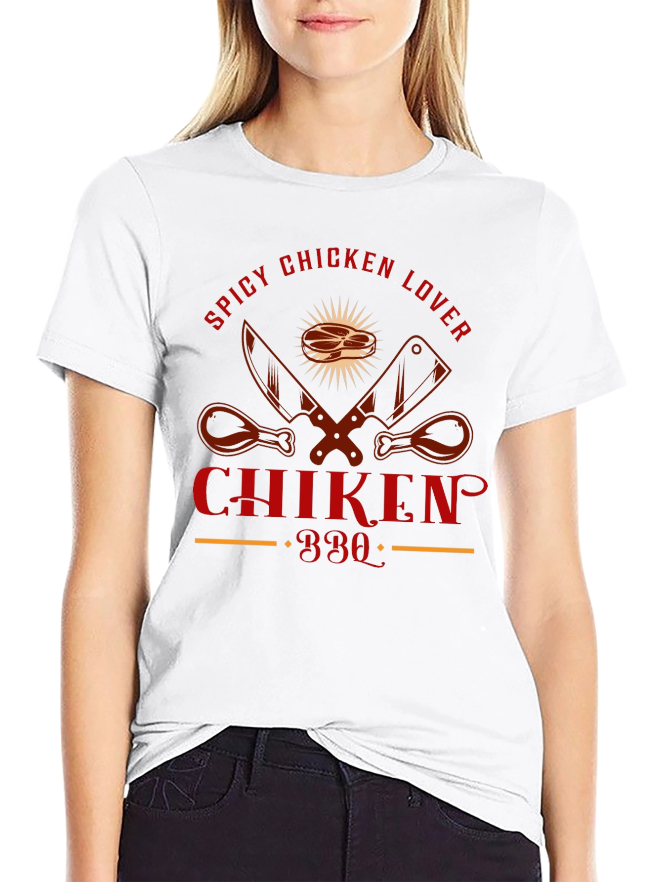 Spicy Chicken Lover BBQ T-Shirt