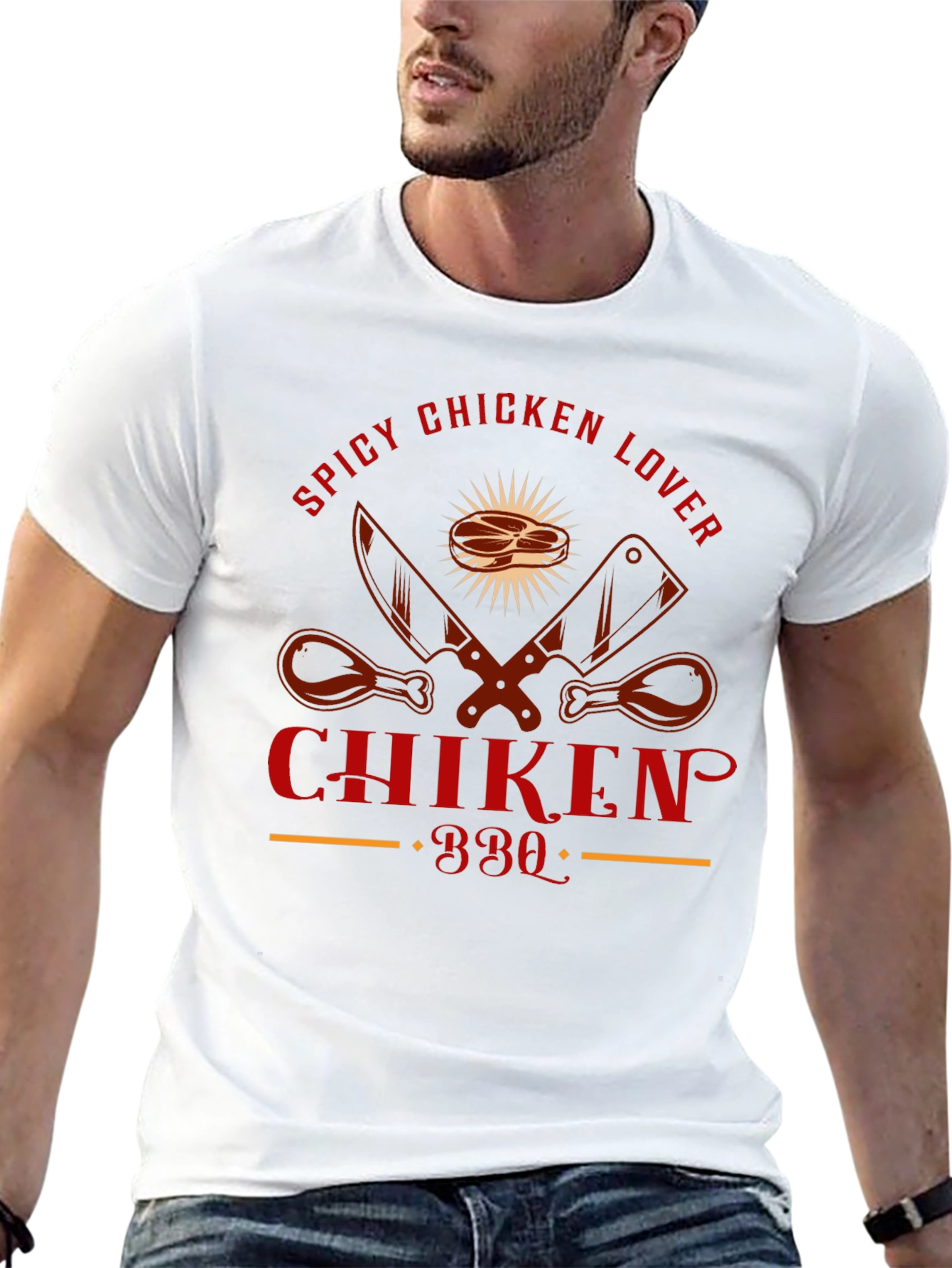 Spicy Chicken Lover BBQ T-Shirt