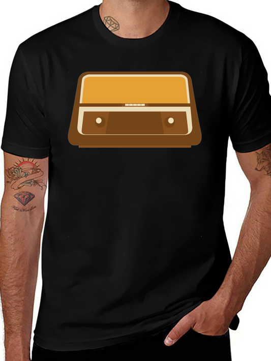 Retro Radio Graphic Tee - Vintage Music Lover T-Shirt