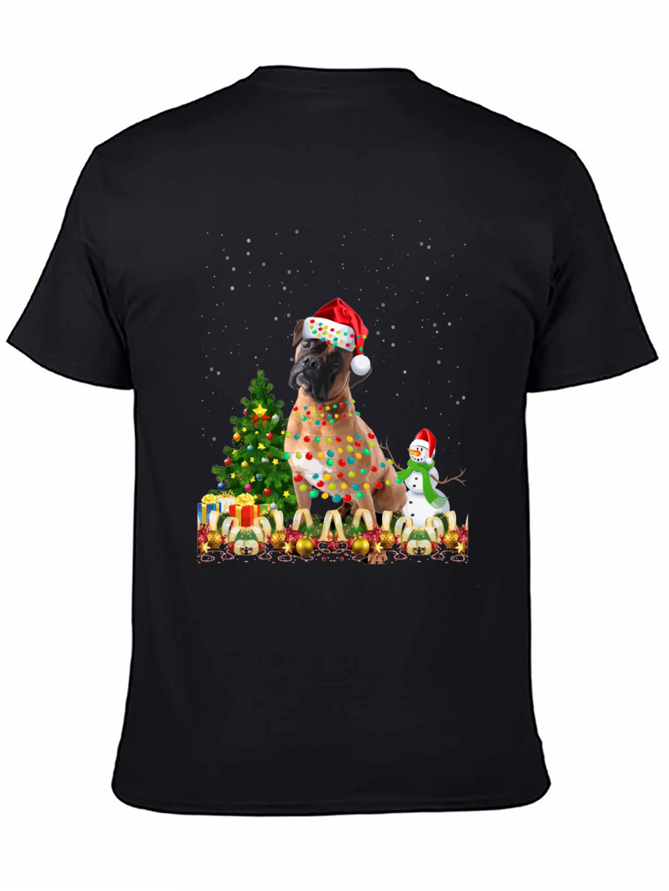 Festive Dog Christmas T-Shirt