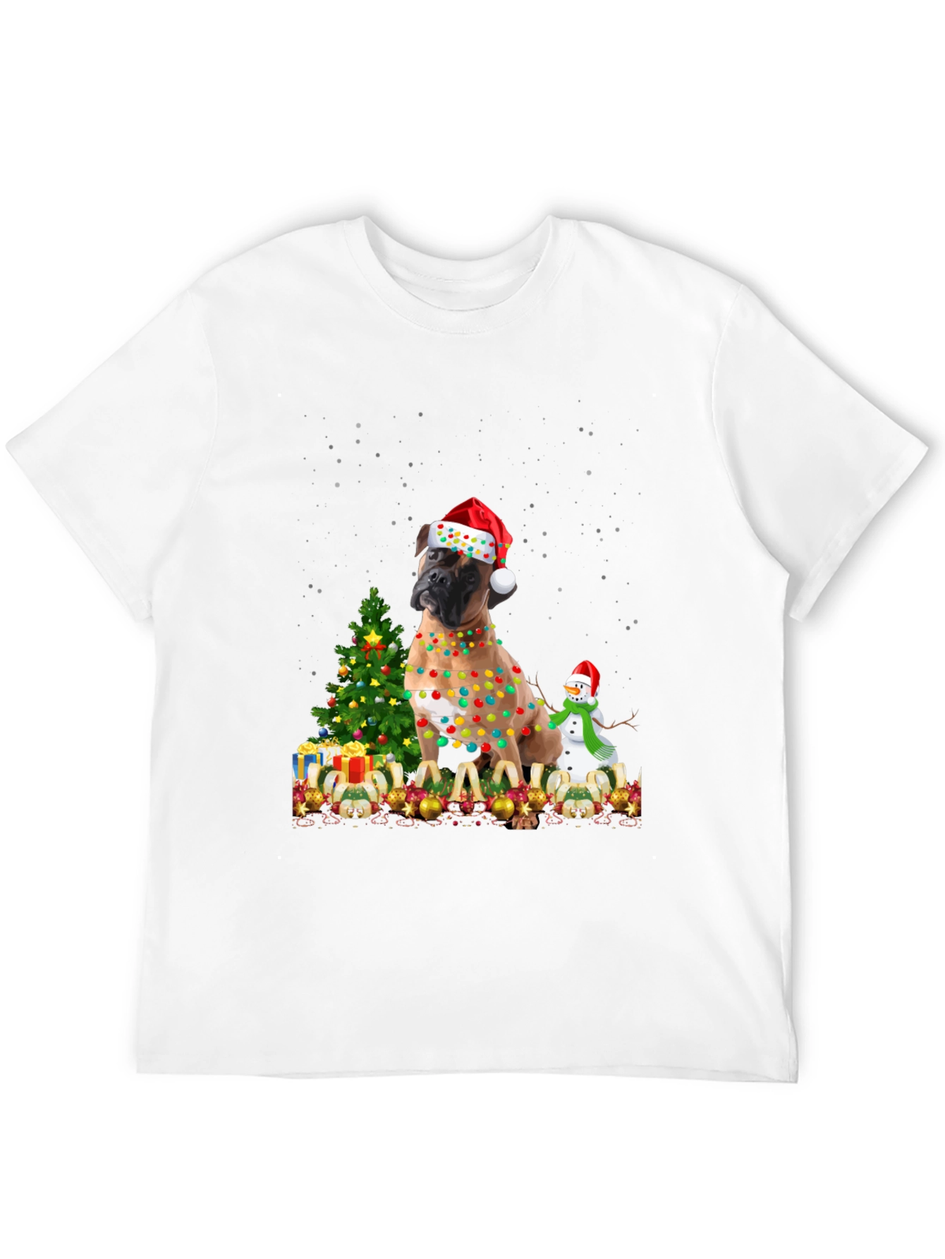 Festive Dog Christmas T-Shirt