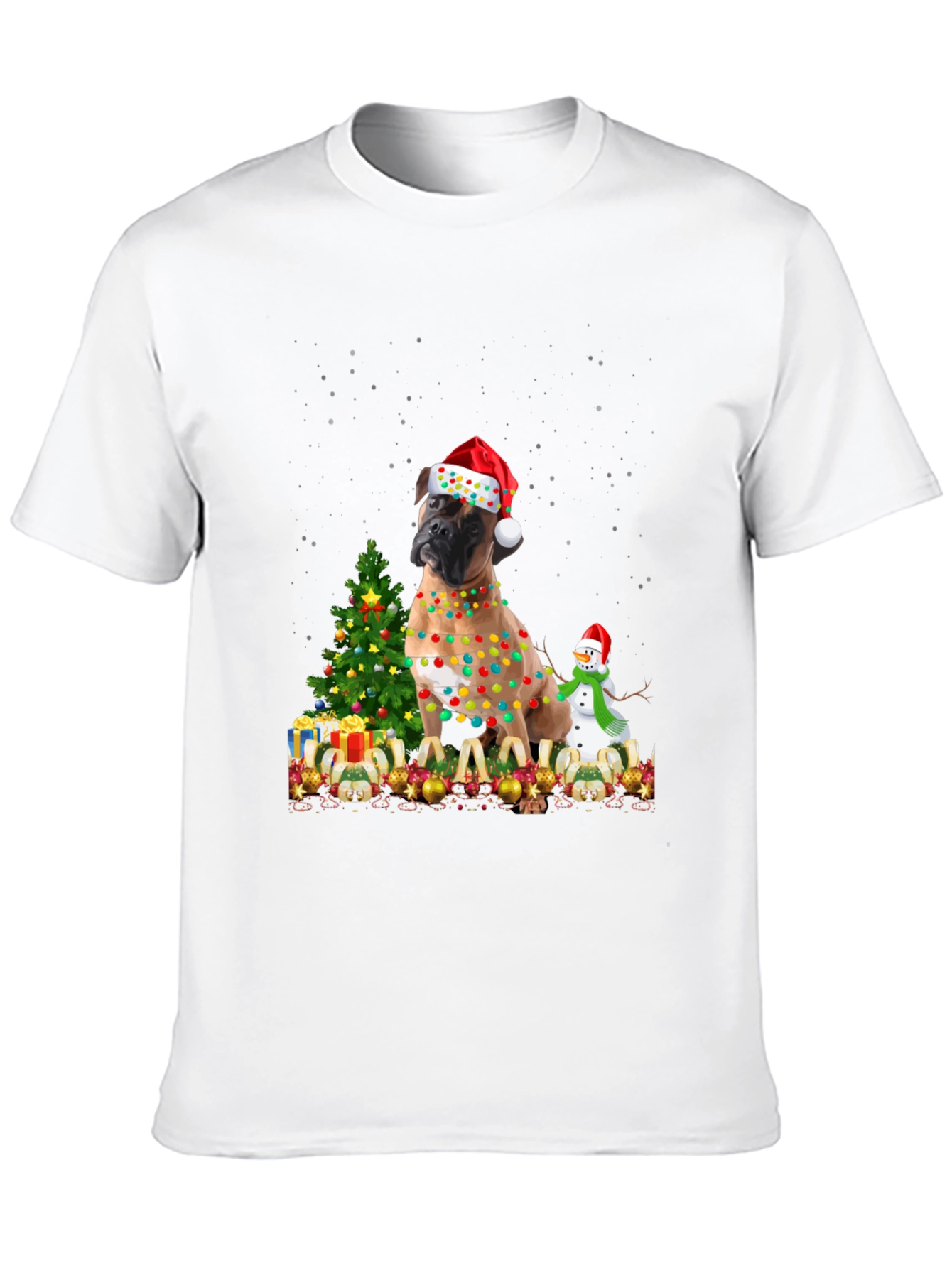 Festive Dog Christmas T-Shirt