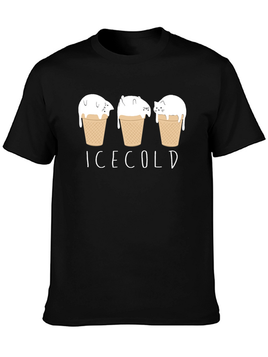 Ice Cold Cats Graphic T-Shirt