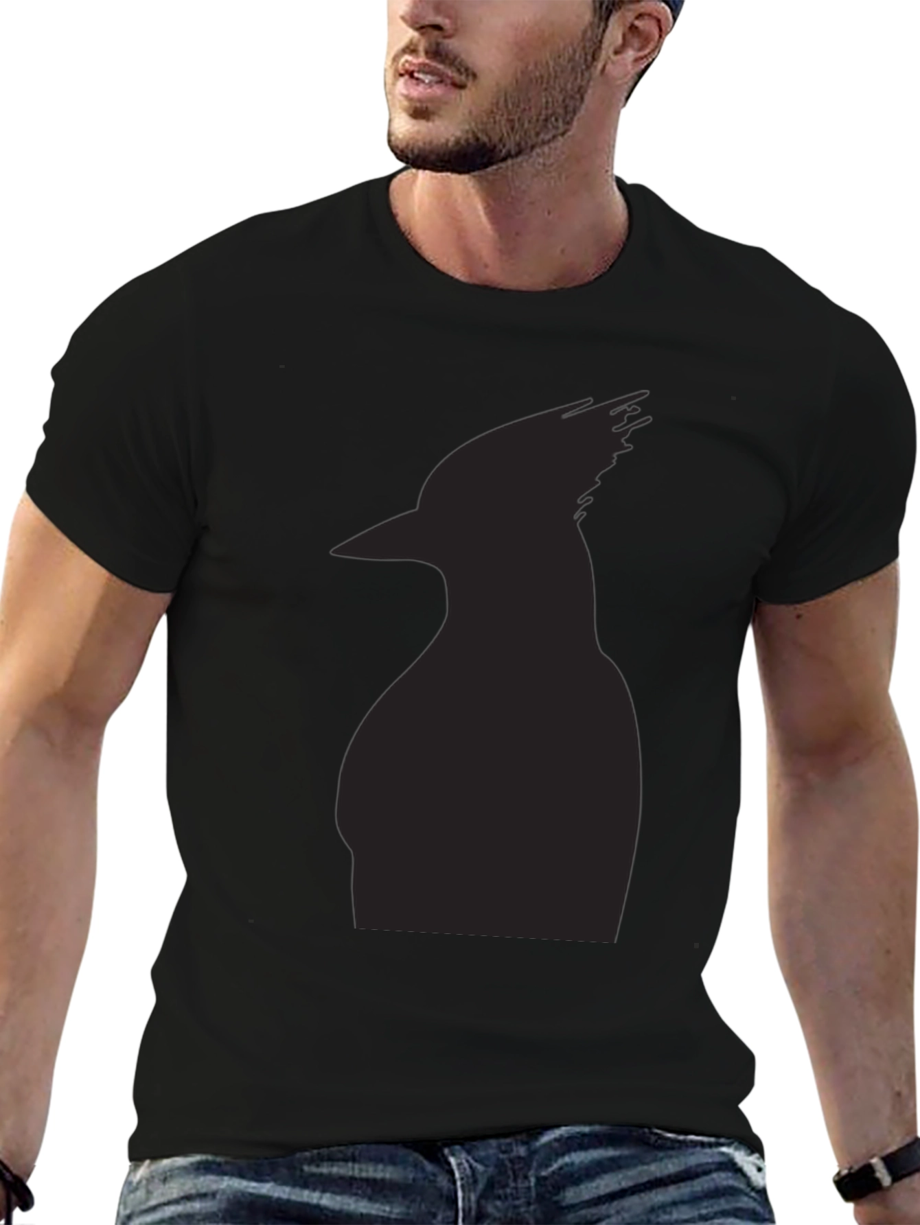 Black Bird Silhouette T-Shirt