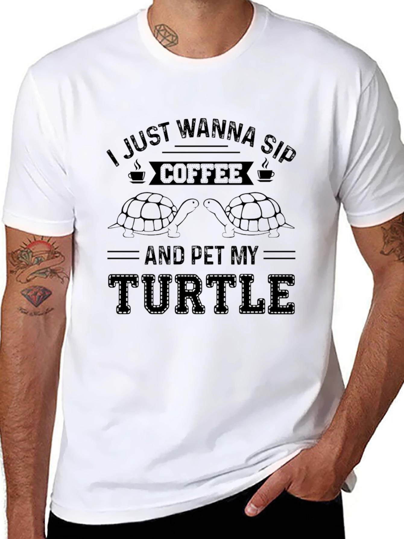 Coffee & Turtle T-Shirt: Pet My Turtle