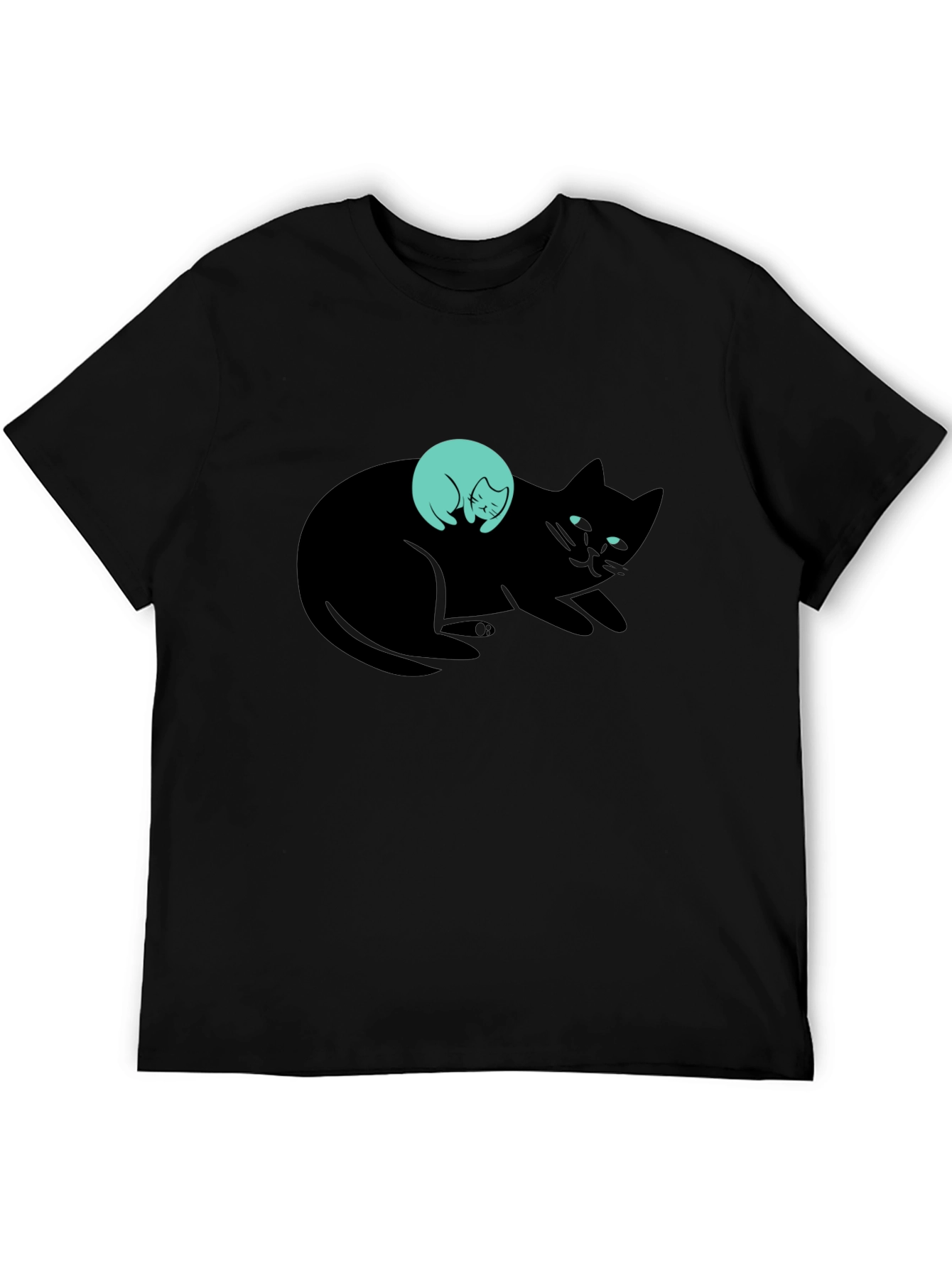 Black Cat & Kitten Graphic Tee