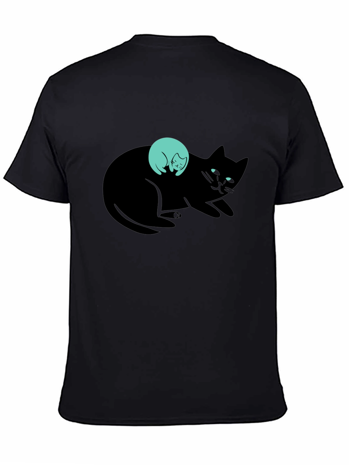 Black Cat & Kitten Graphic Tee