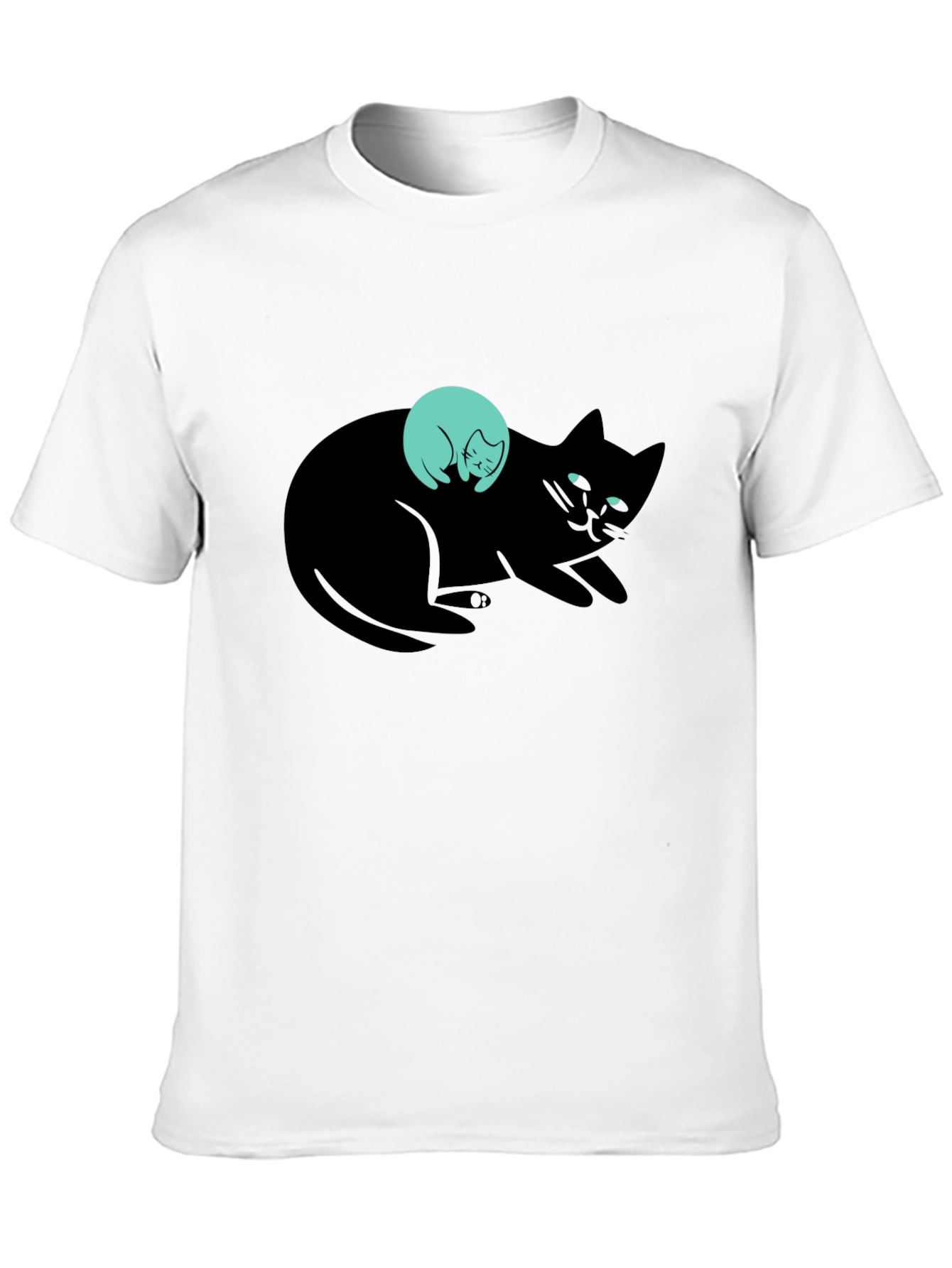 Black Cat & Kitten Graphic Tee