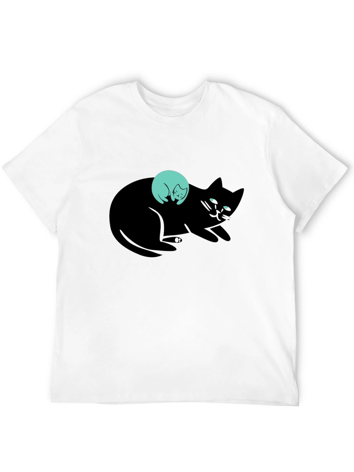 Black Cat & Kitten Graphic Tee