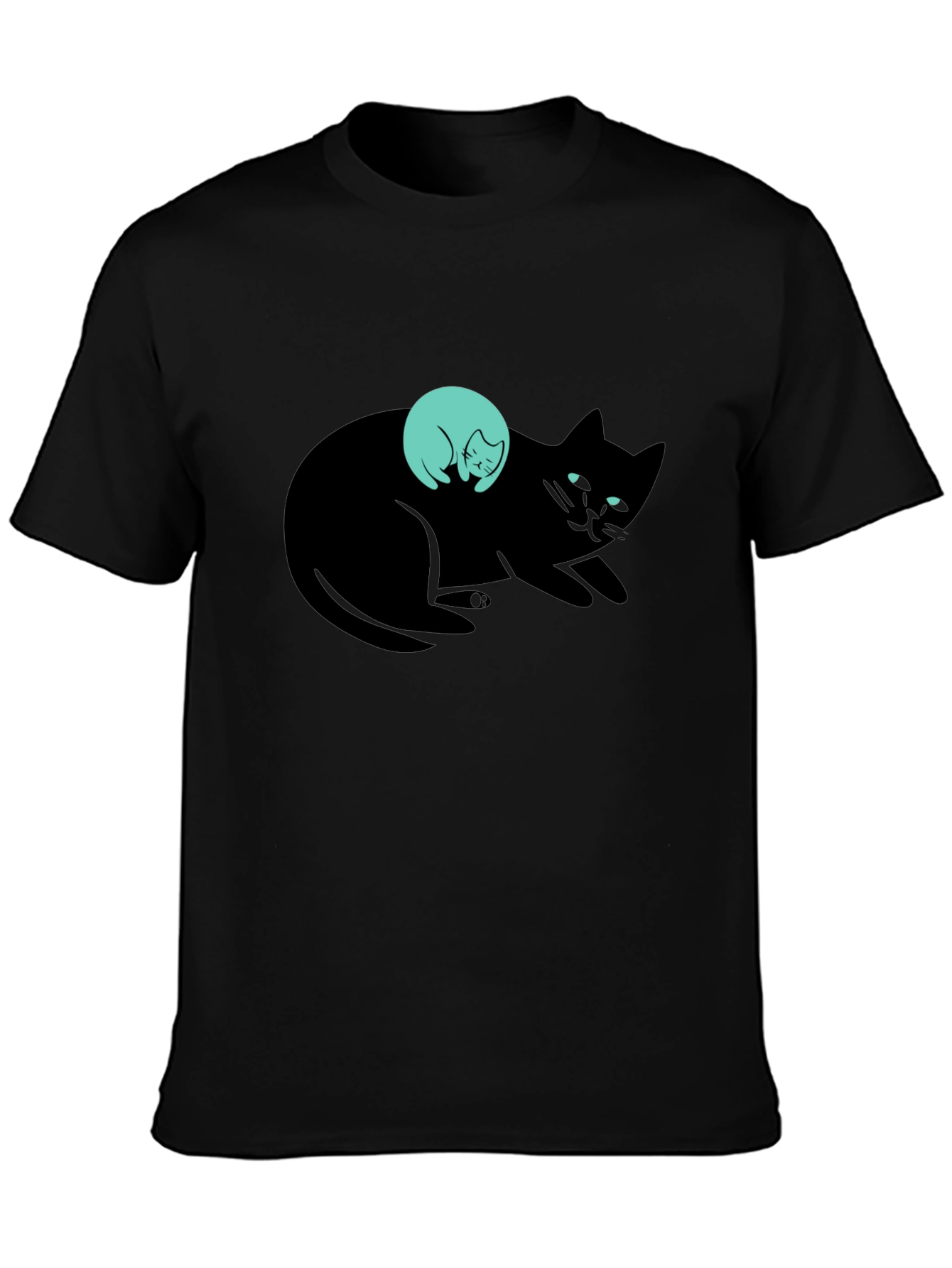 Black Cat & Kitten Graphic Tee