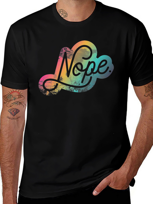 Nope Graphic Tee - Stylish Sarcasm